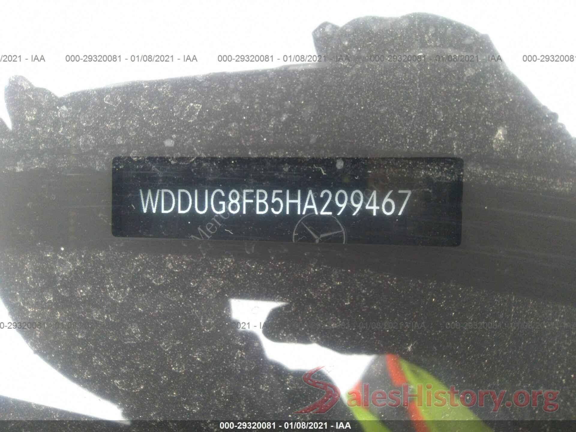 WDDUG8FB5HA299467 2017 MERCEDES-BENZ S-CLASS