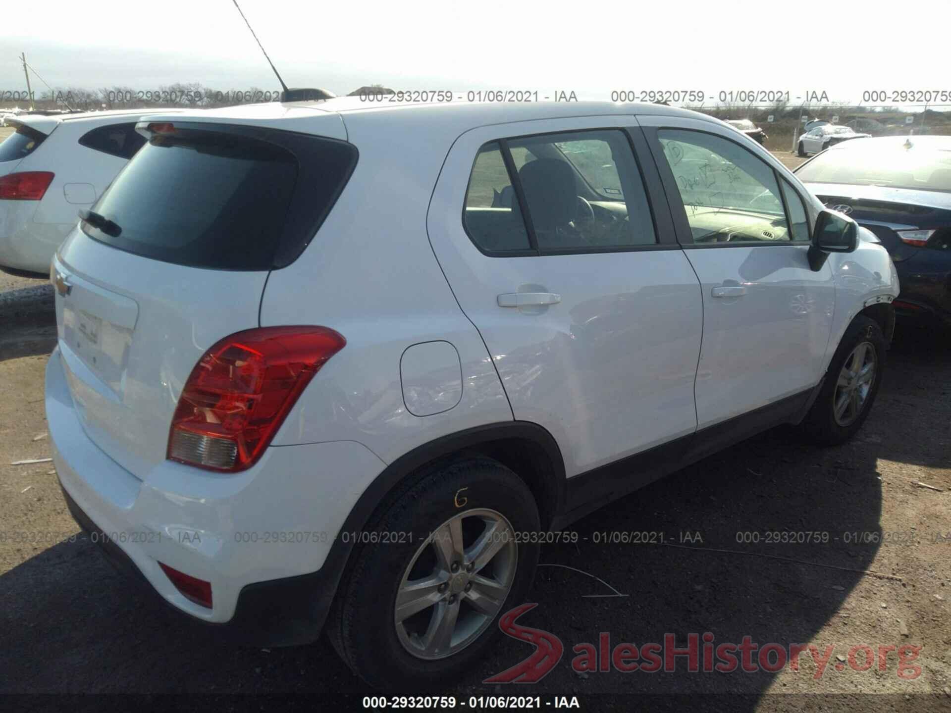 3GNCJKSB7KL212766 2019 CHEVROLET TRAX