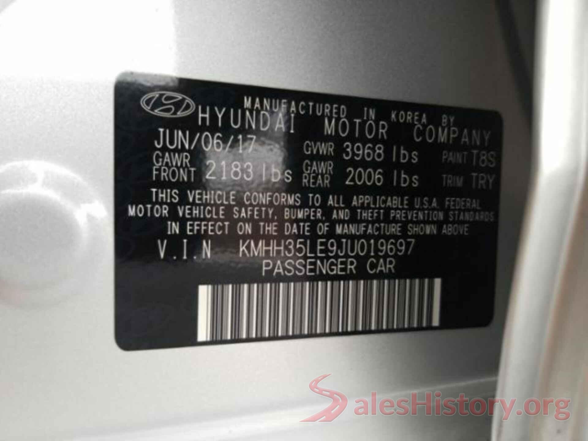 KMHH35LE9JU019697 2018 HYUNDAI ELANTRA GT