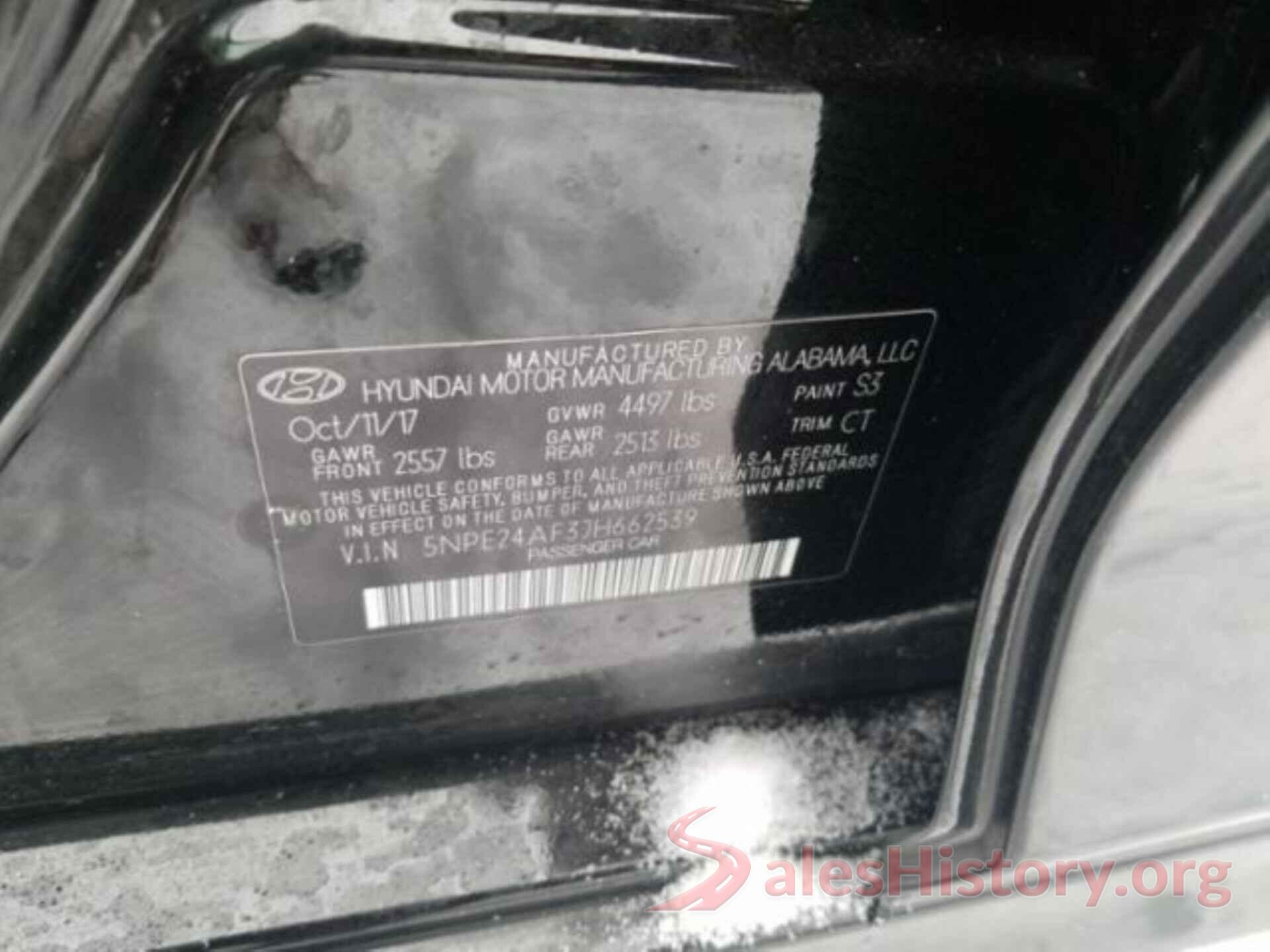 5NPE24AF3JH662539 2018 HYUNDAI SONATA