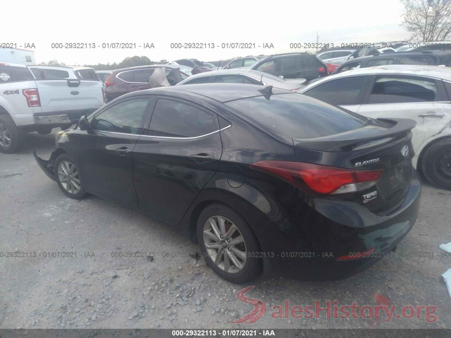 5NPDH4AE9FH587709 2015 HYUNDAI ELANTRA