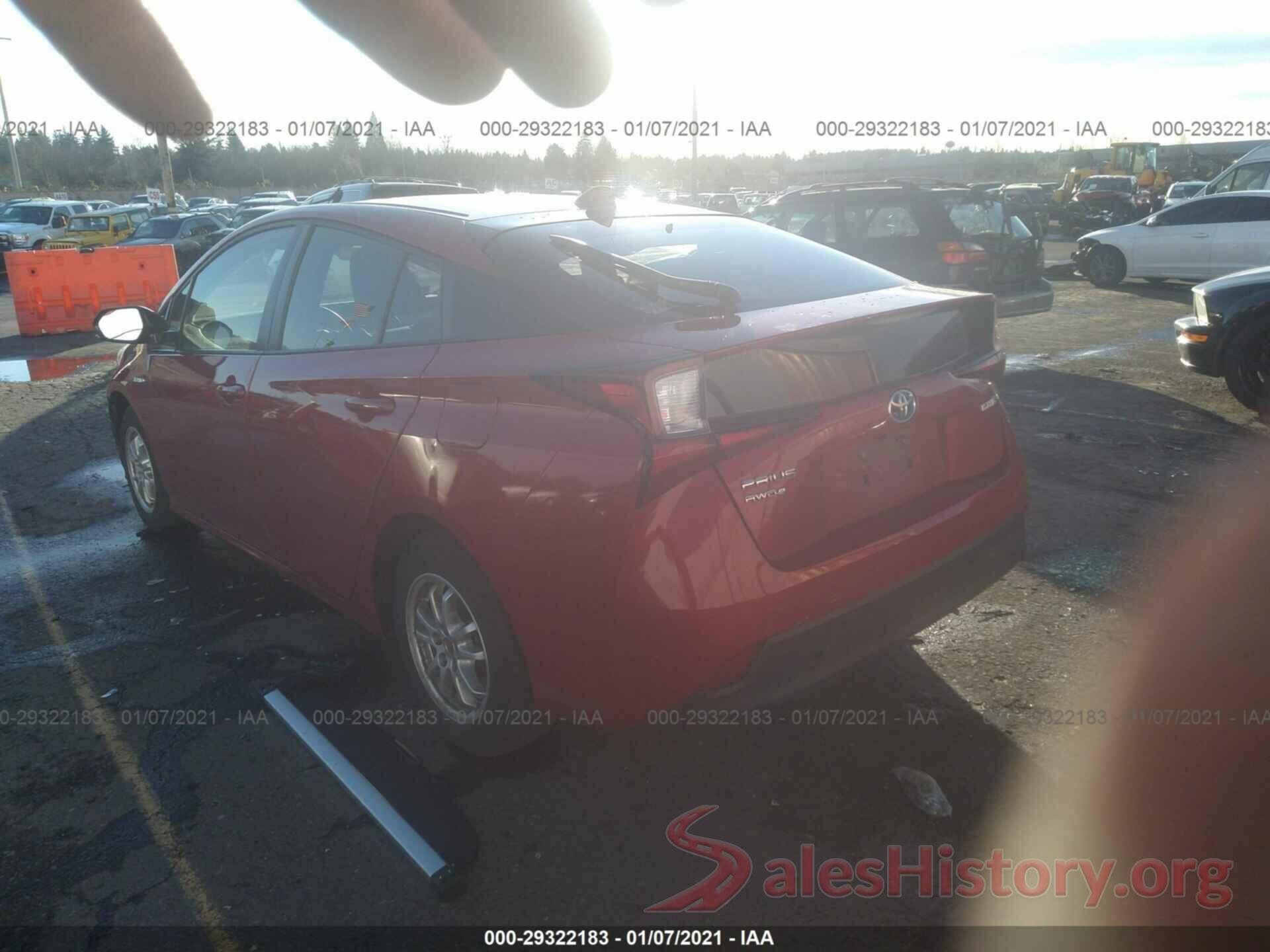 JTDL9RFU6L3013307 2020 TOYOTA PRIUS