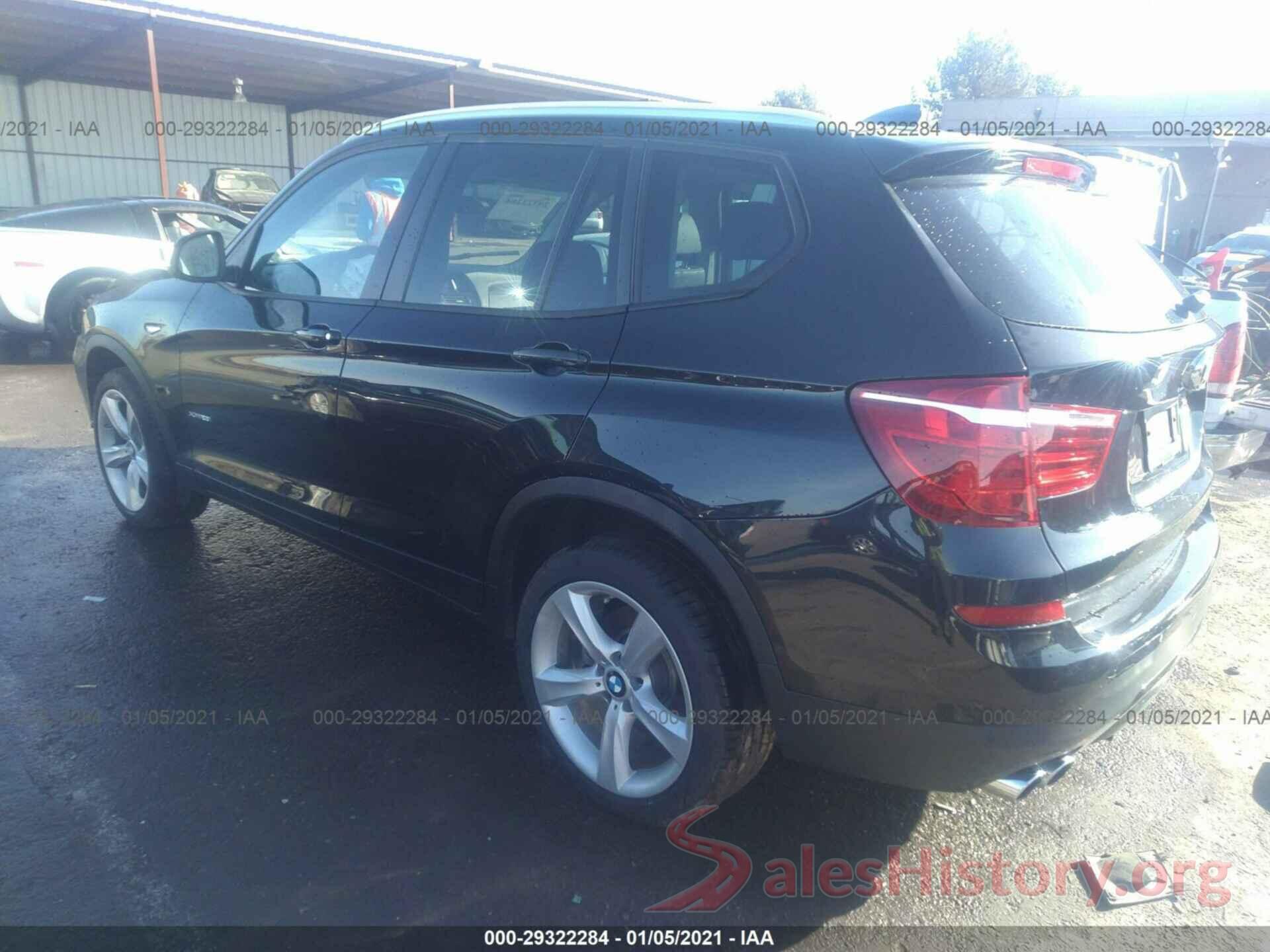 5UXWX9C32H0T19894 2017 BMW X3