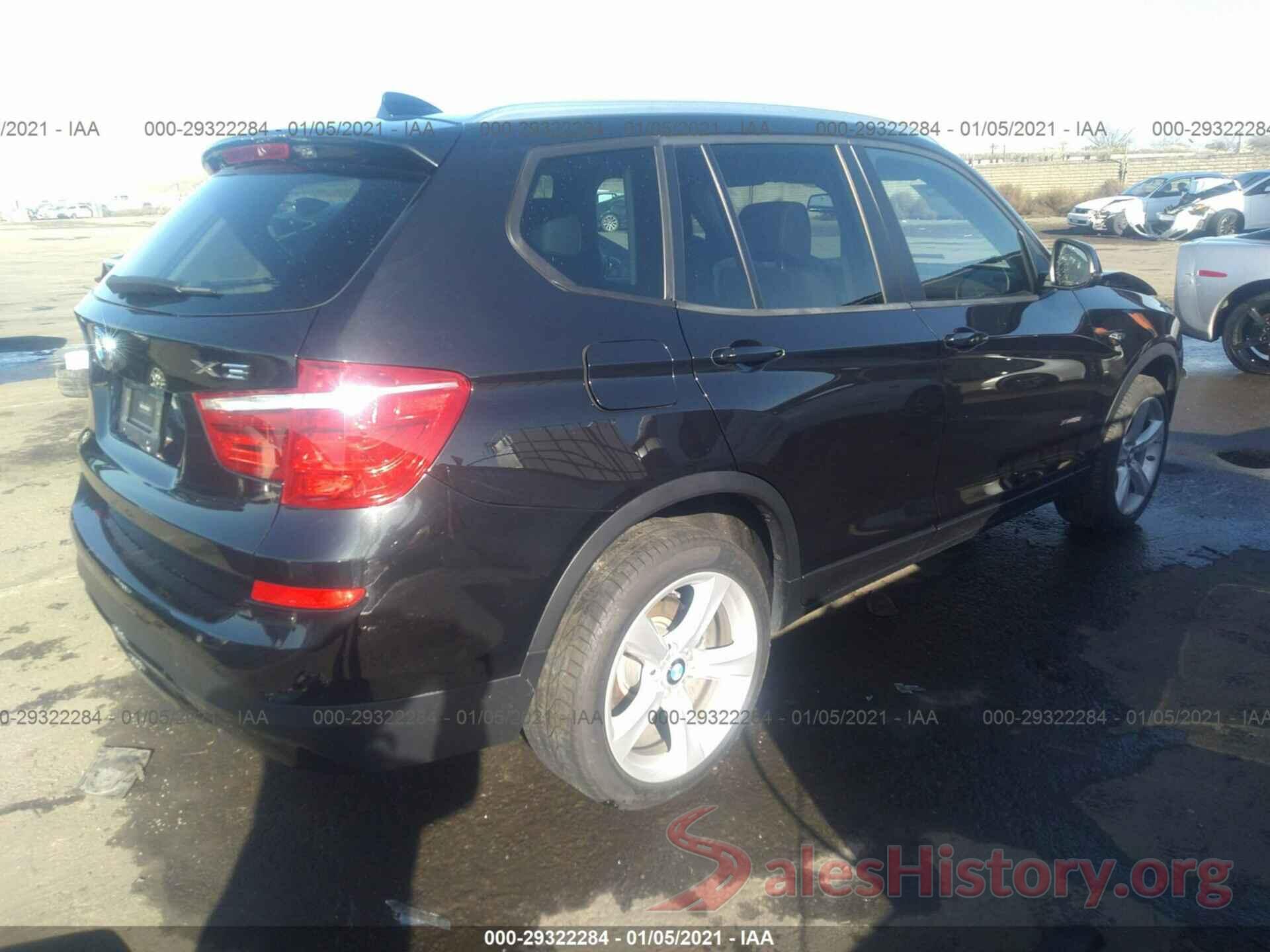 5UXWX9C32H0T19894 2017 BMW X3