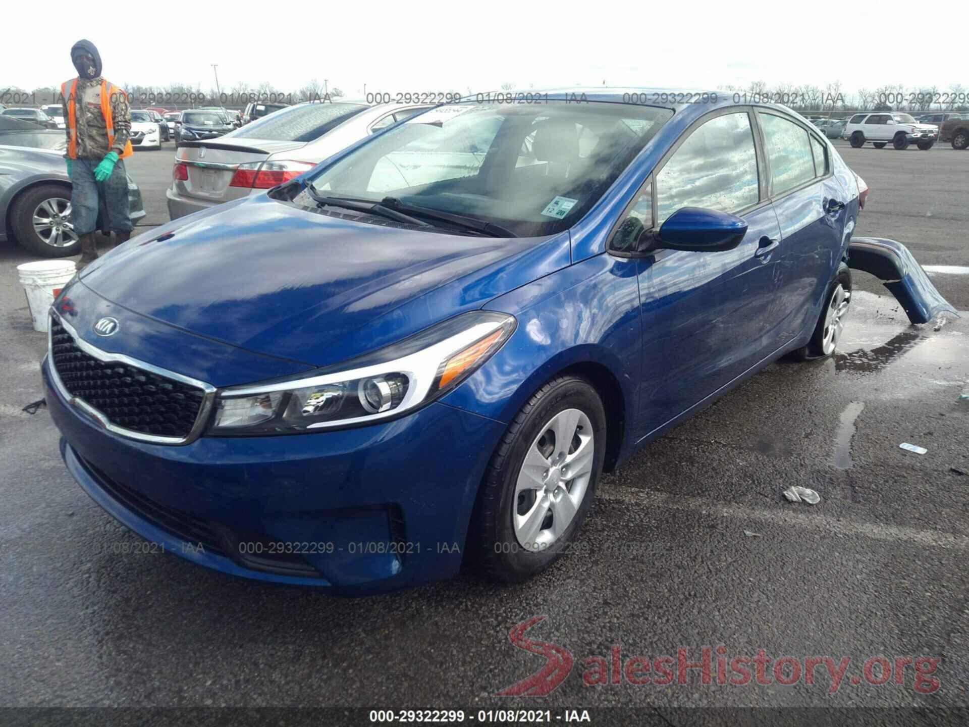 3KPFL4A7XHE014267 2017 KIA FORTE