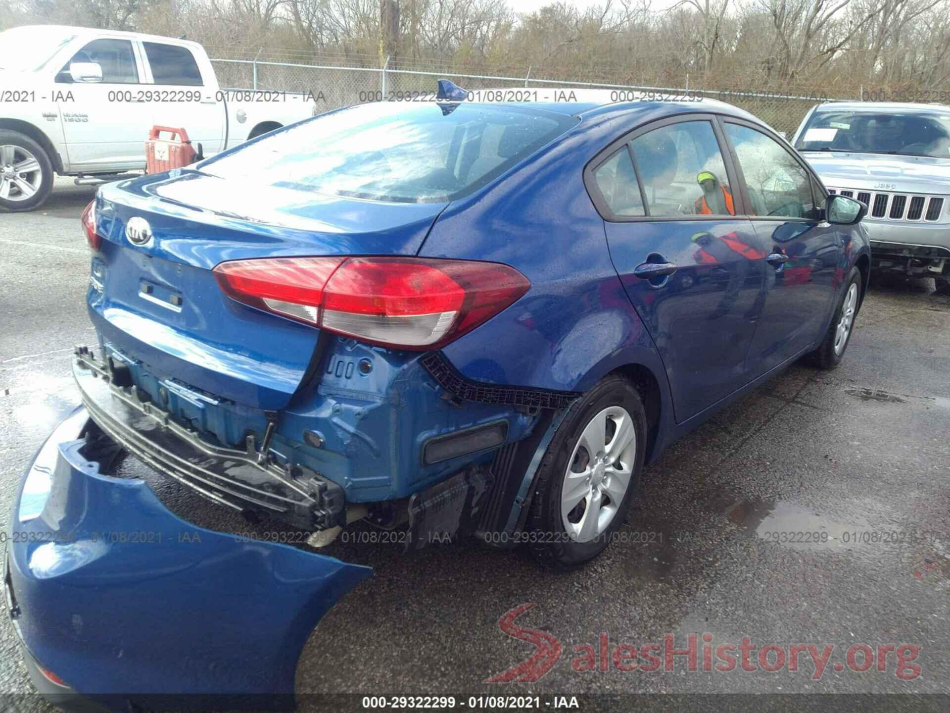 3KPFL4A7XHE014267 2017 KIA FORTE