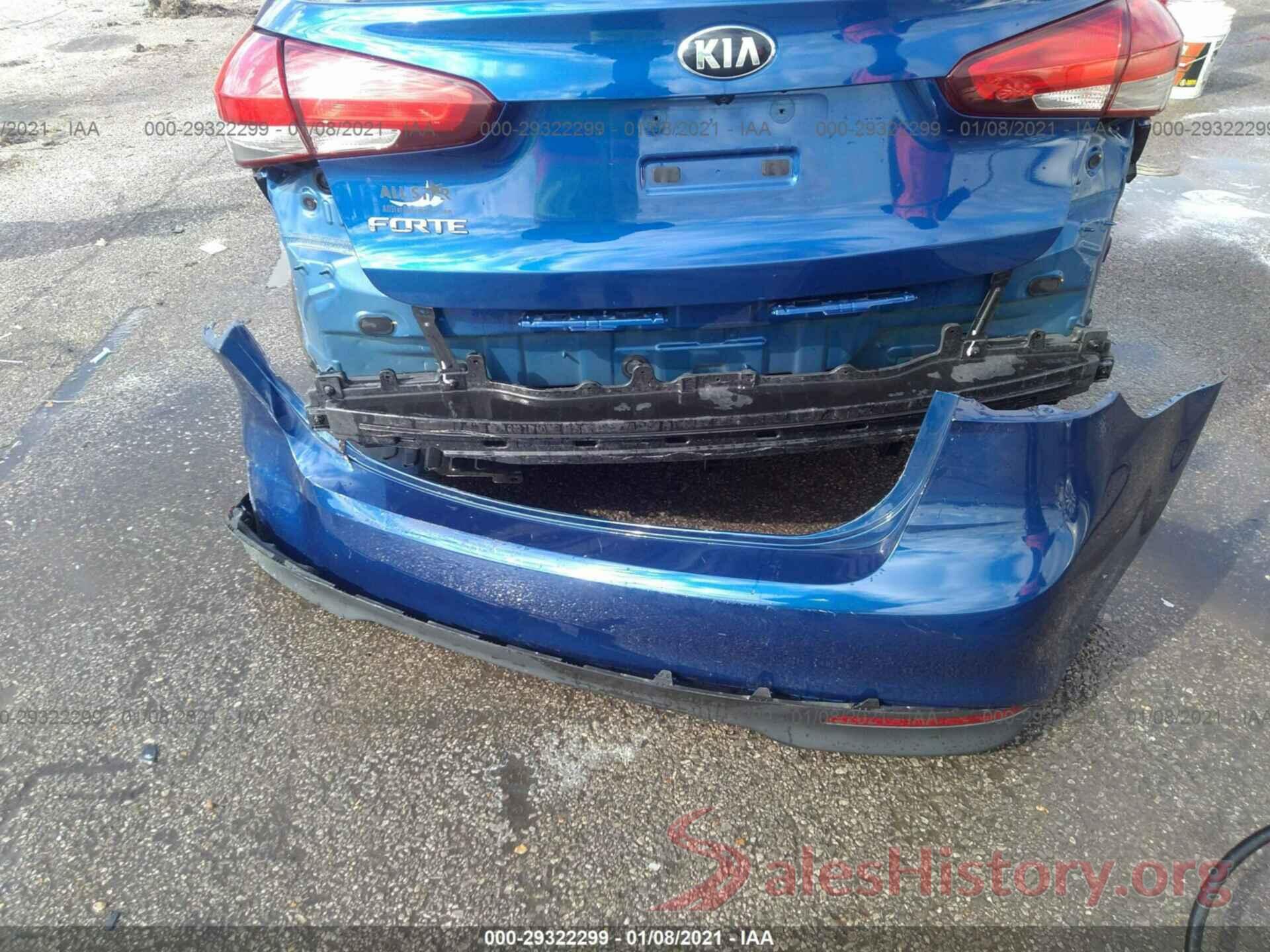 3KPFL4A7XHE014267 2017 KIA FORTE