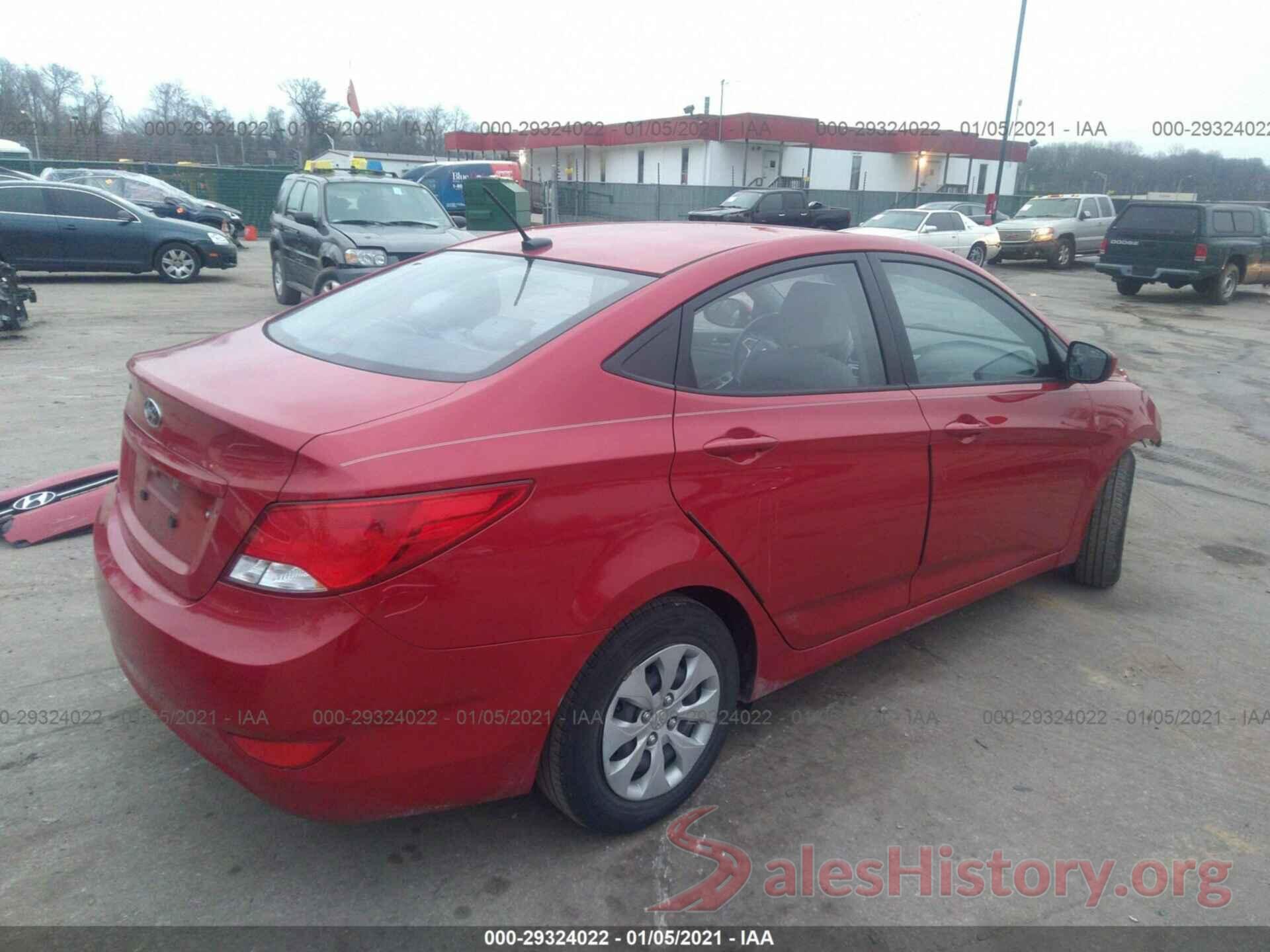 KMHCT4AE8GU975706 2016 HYUNDAI ACCENT