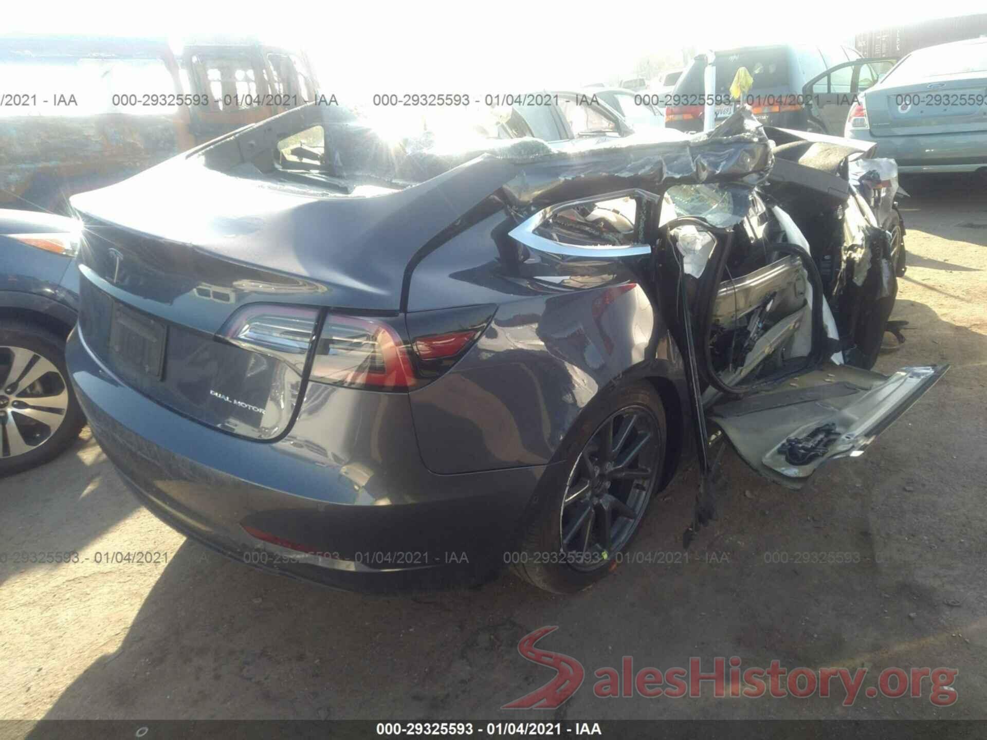 5YJ3E1EB4KF453010 2019 TESLA MODEL 3