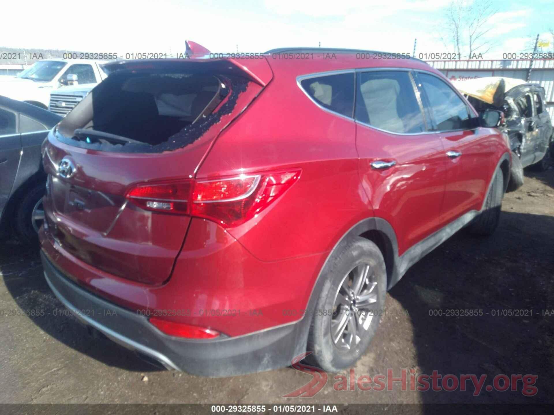 5XYZU3LB8GG313411 2016 HYUNDAI SANTA FE SPORT