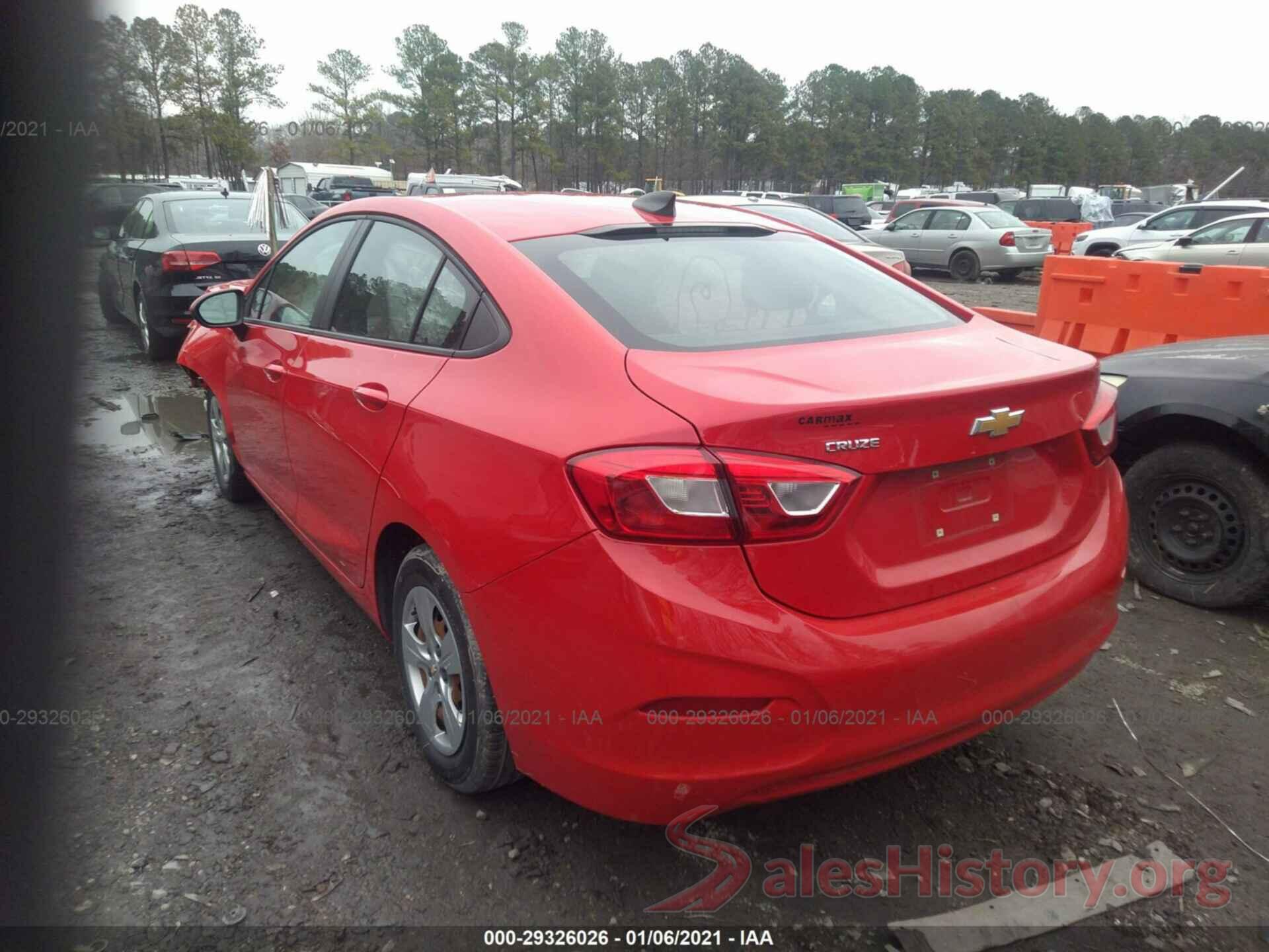 1G1BC5SMXJ7134013 2018 CHEVROLET CRUZE