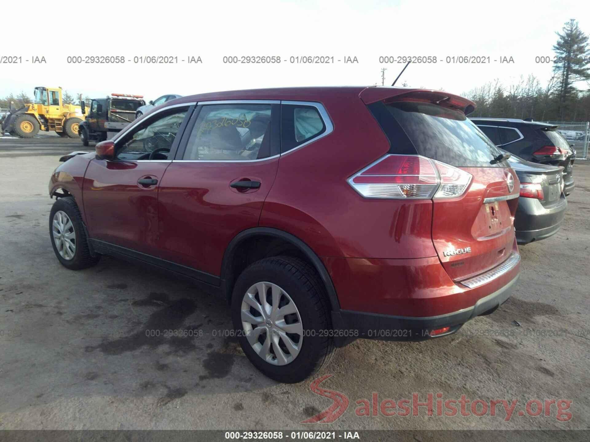 KNMAT2MV4GP607212 2016 NISSAN ROGUE