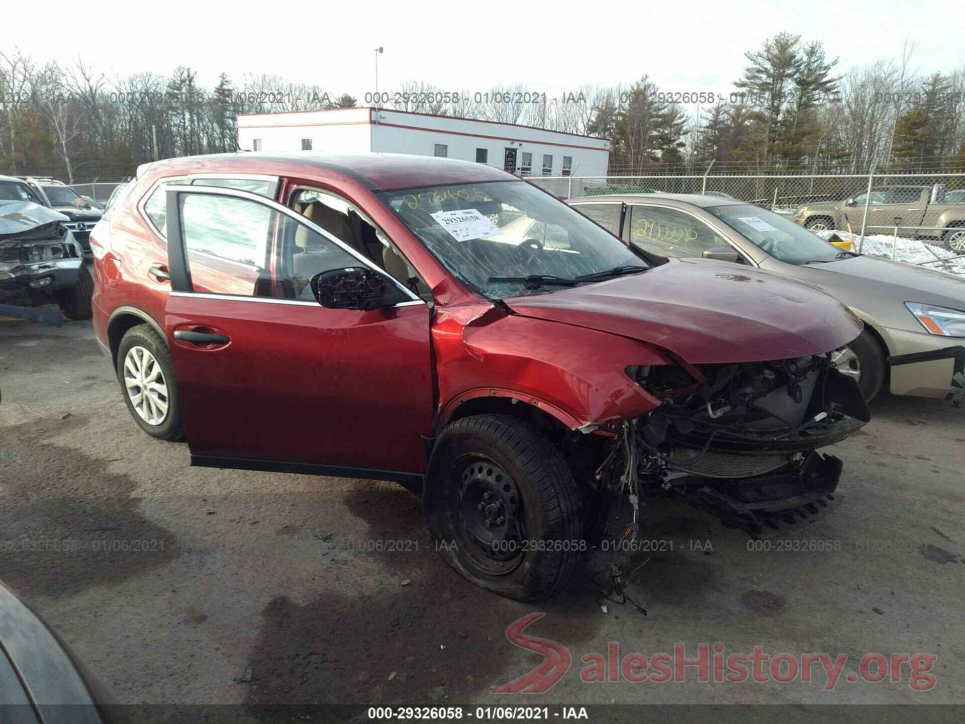 KNMAT2MV4GP607212 2016 NISSAN ROGUE