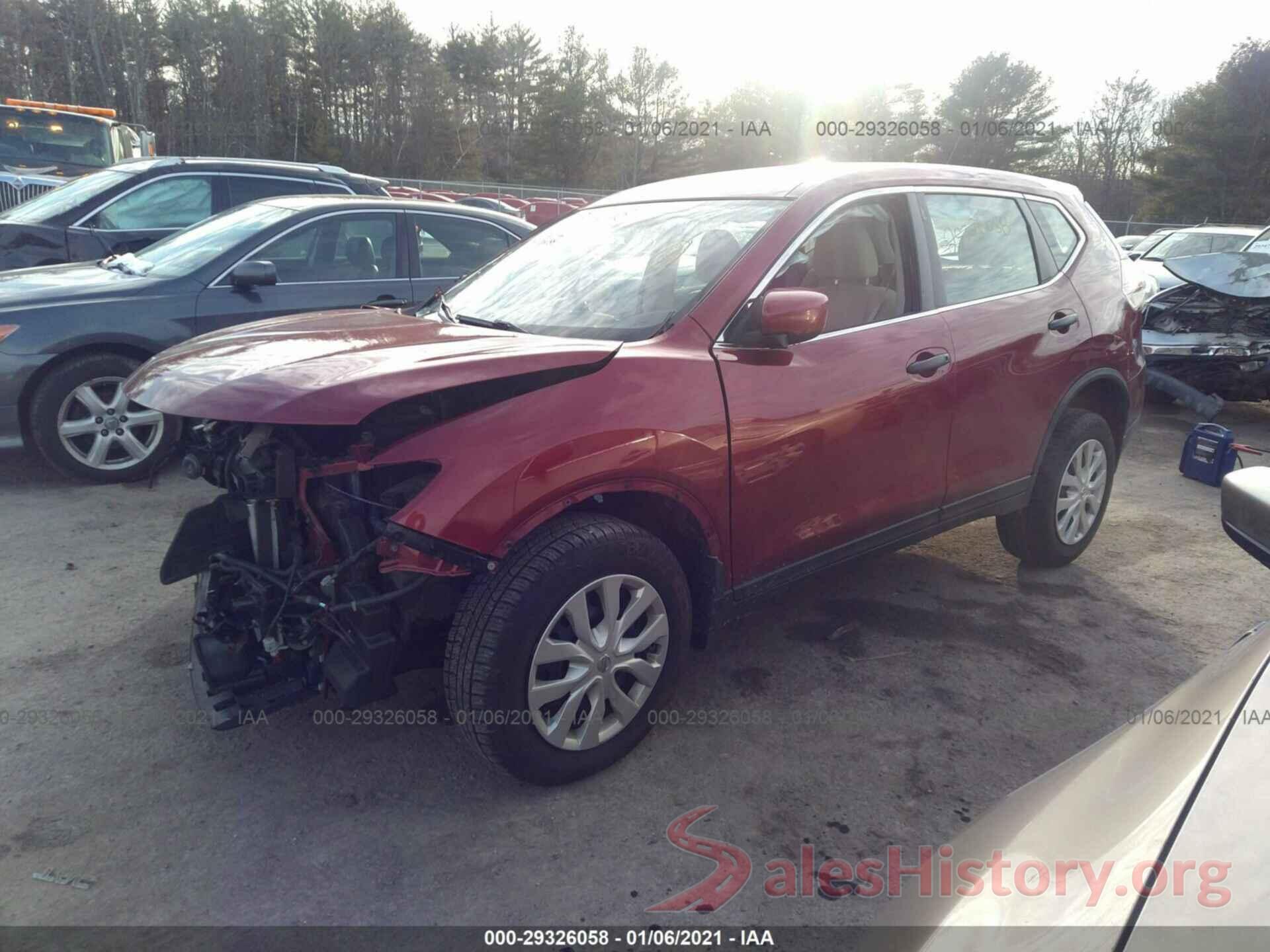 KNMAT2MV4GP607212 2016 NISSAN ROGUE