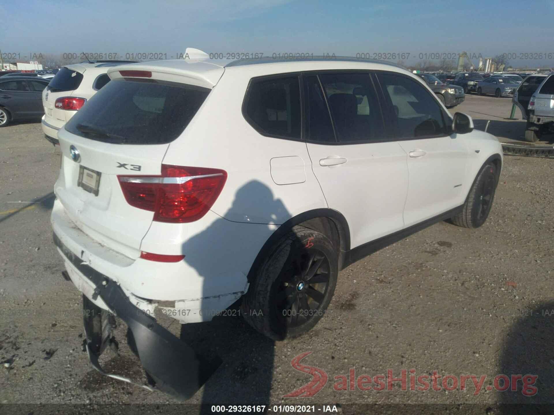 5UXWZ7C37H0V91033 2017 BMW X3