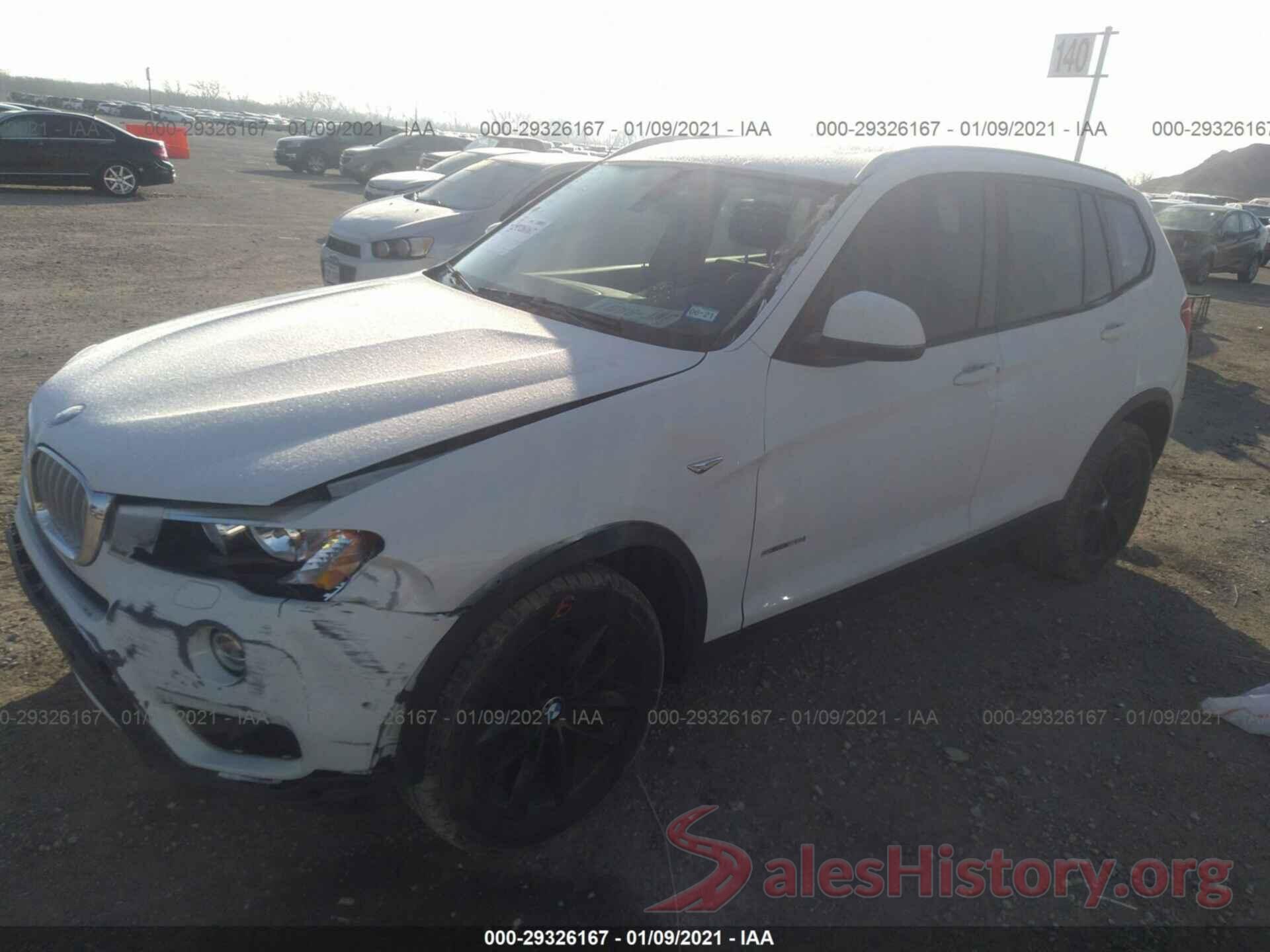 5UXWZ7C37H0V91033 2017 BMW X3