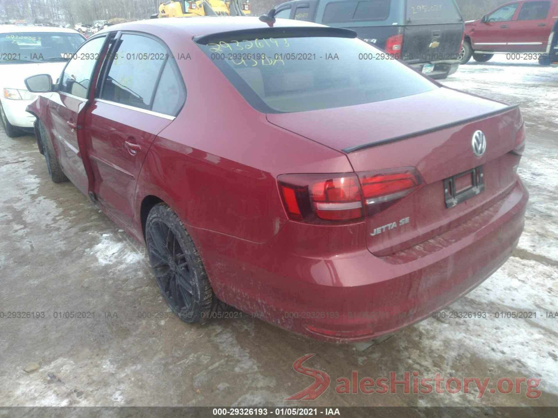 3VWDB7AJ8HM322287 2017 VOLKSWAGEN JETTA