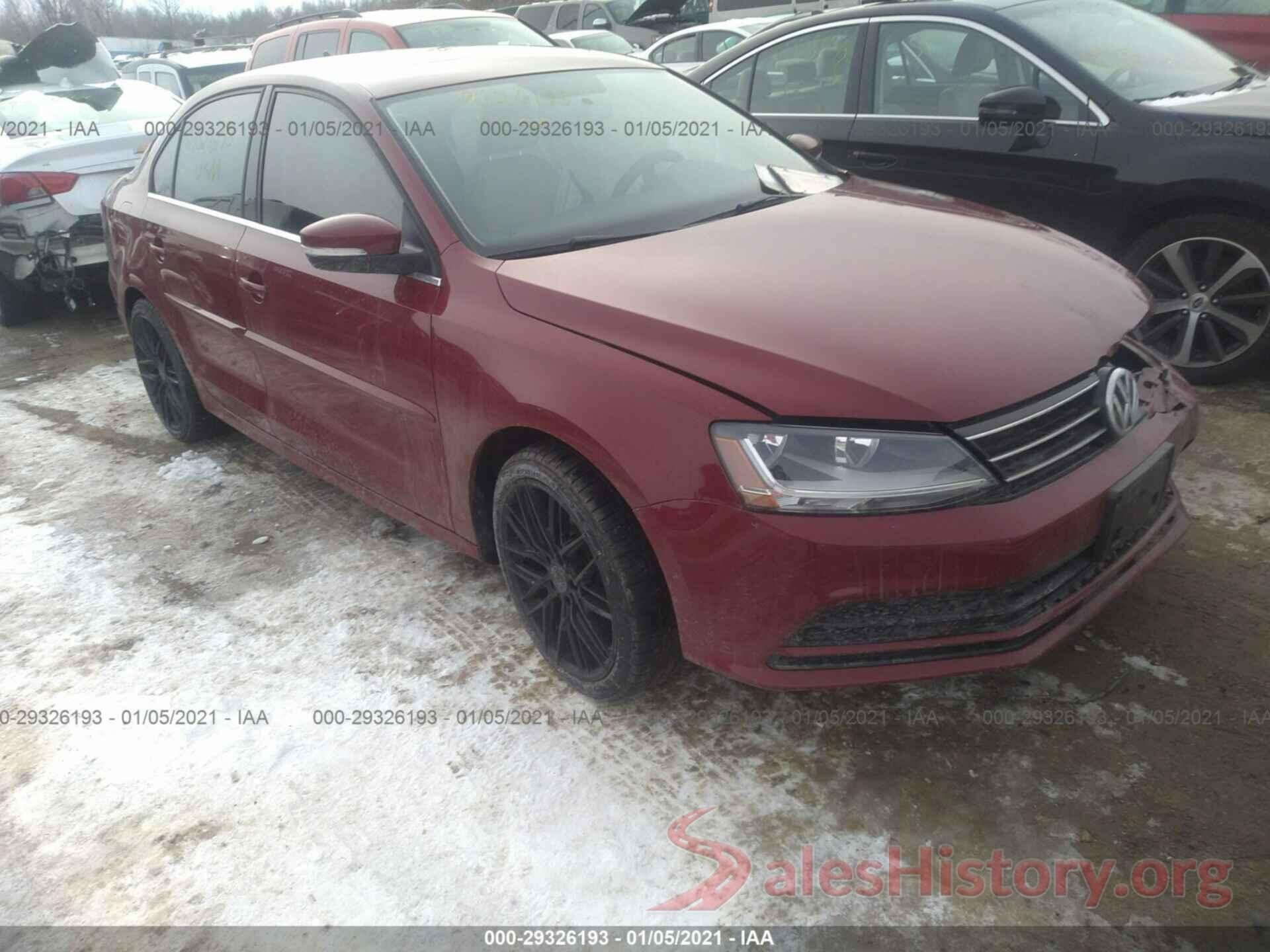 3VWDB7AJ8HM322287 2017 VOLKSWAGEN JETTA