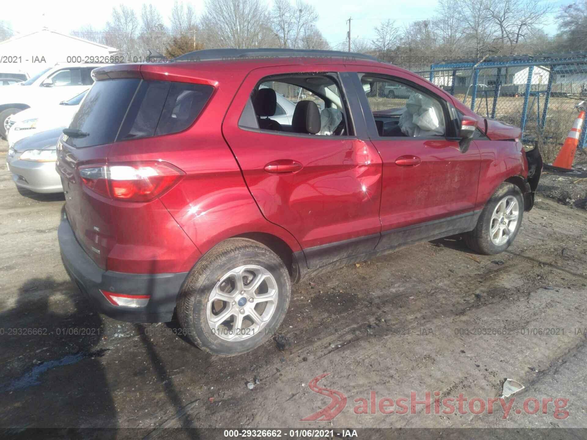 MAJ3S2GEXKC287293 2019 FORD ECOSPORT