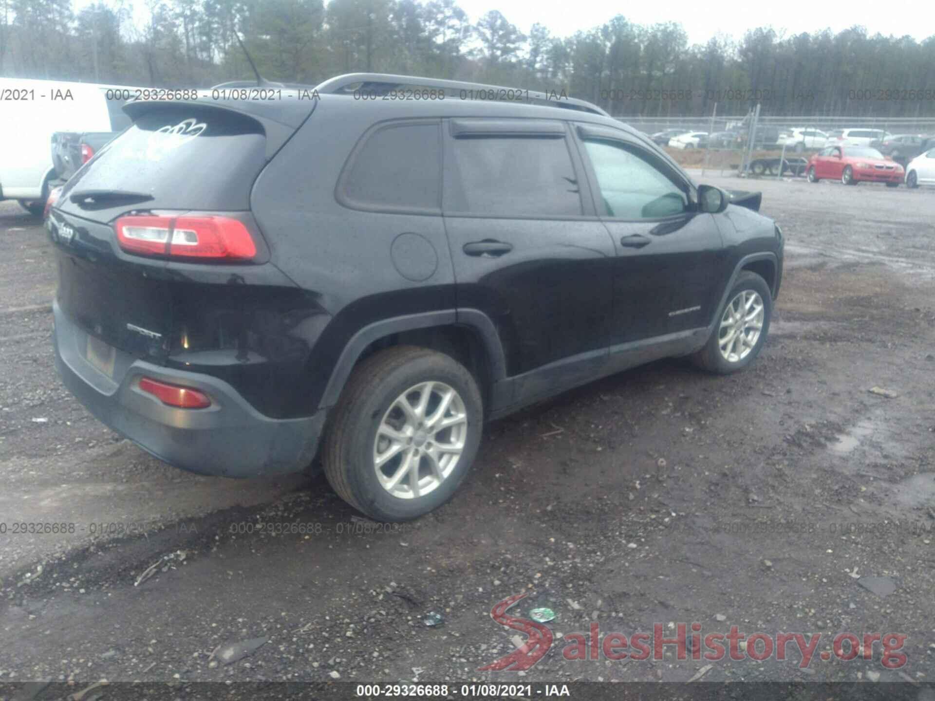 1C4PJLAB5GW171766 2016 JEEP CHEROKEE