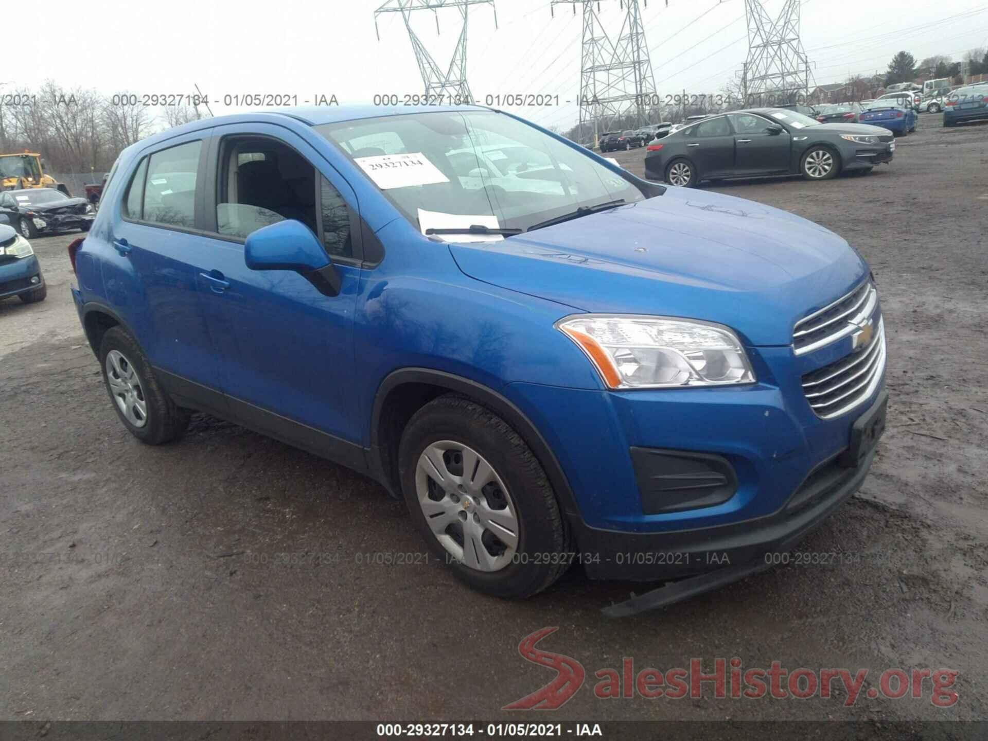 KL7CJKSB8GB711817 2016 CHEVROLET TRAX