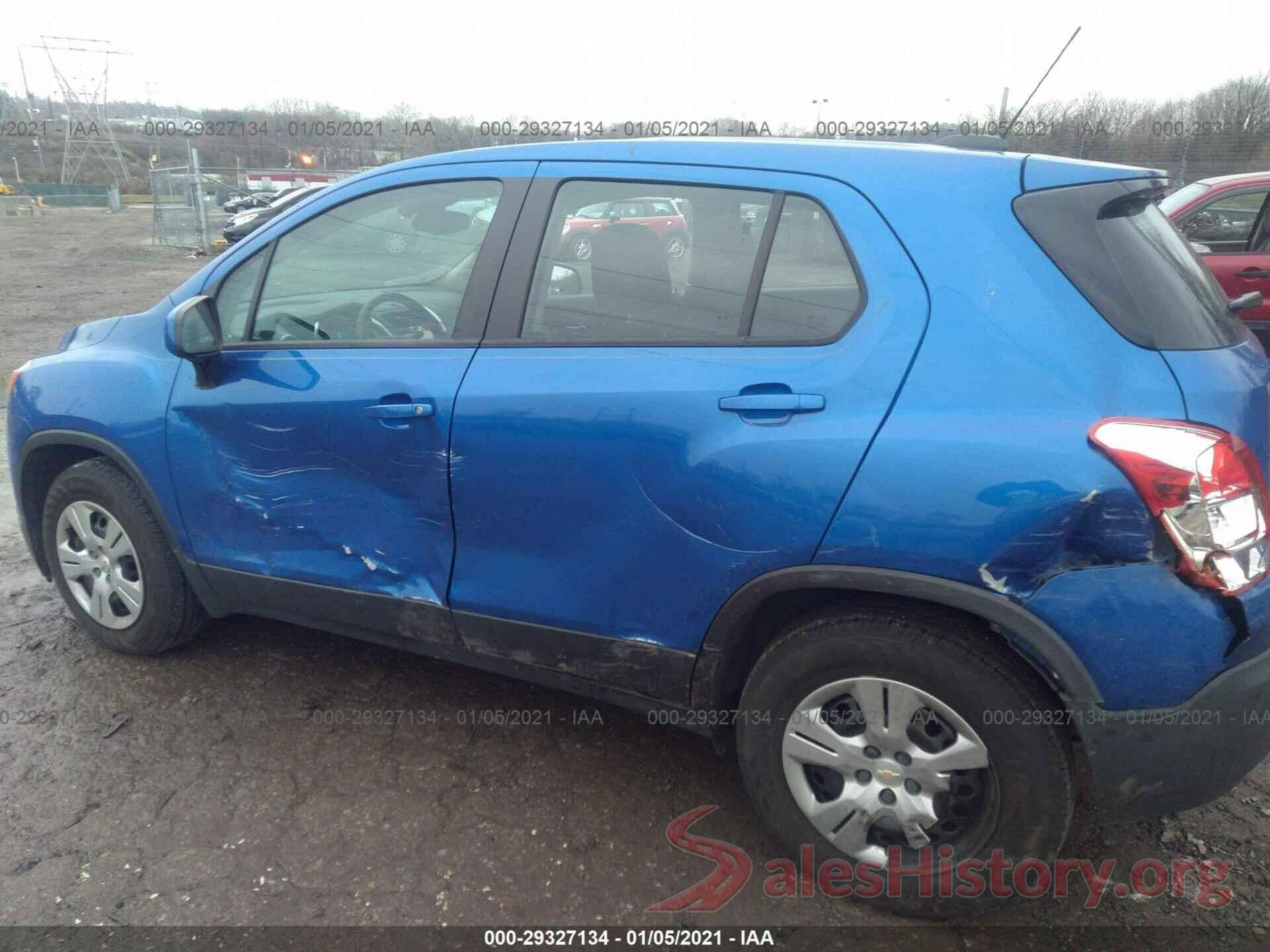 KL7CJKSB8GB711817 2016 CHEVROLET TRAX