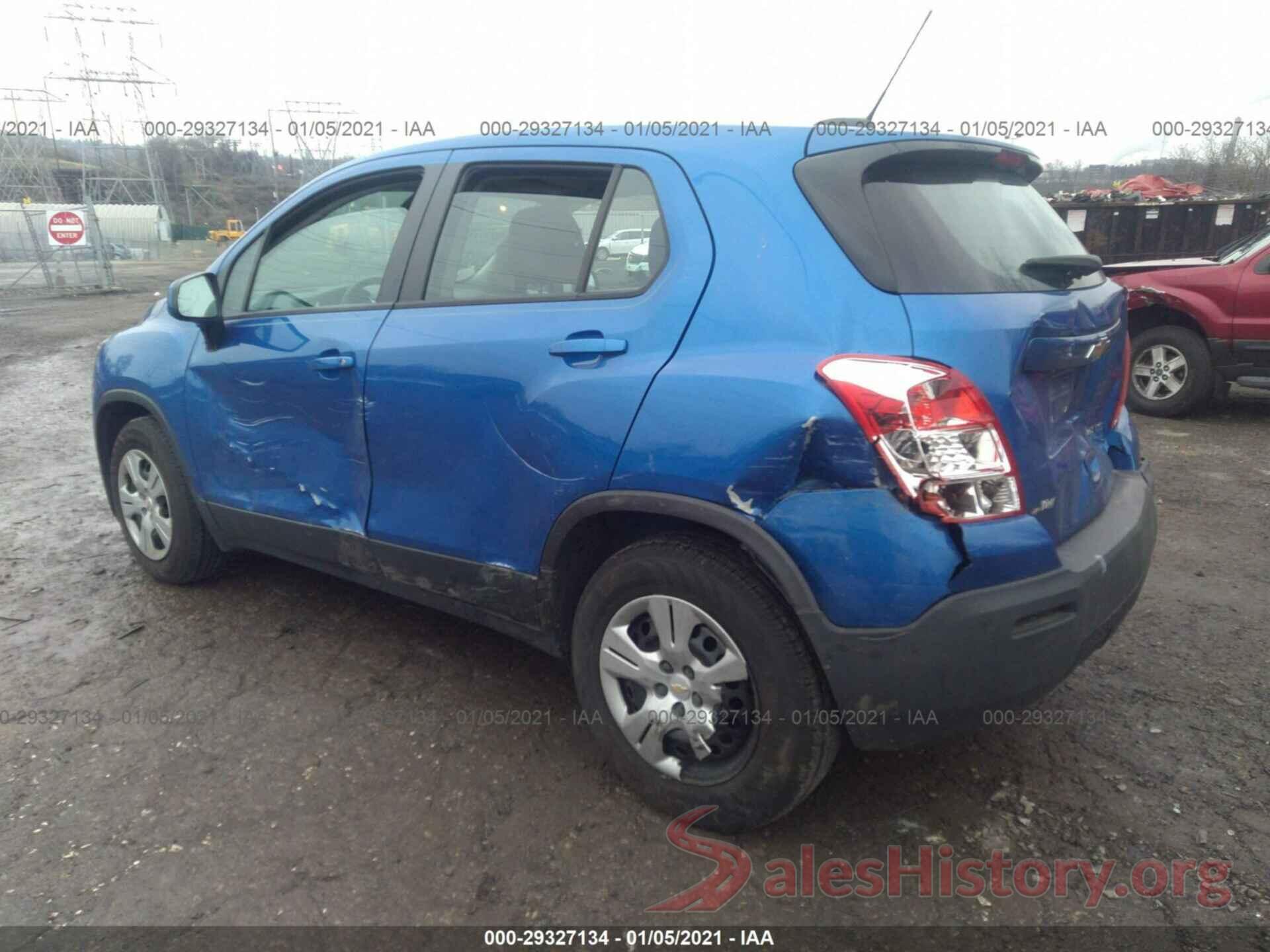 KL7CJKSB8GB711817 2016 CHEVROLET TRAX