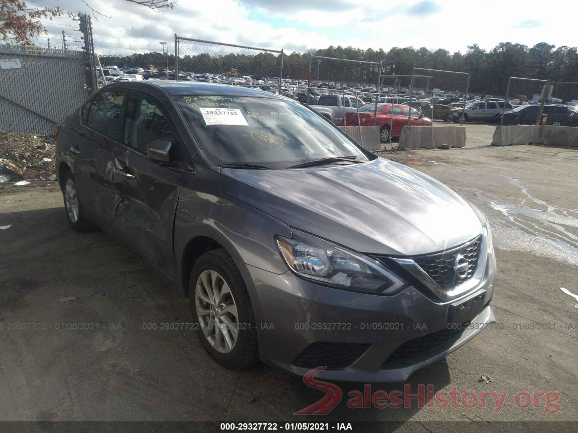 3N1AB7AP8JL603899 2018 NISSAN SENTRA