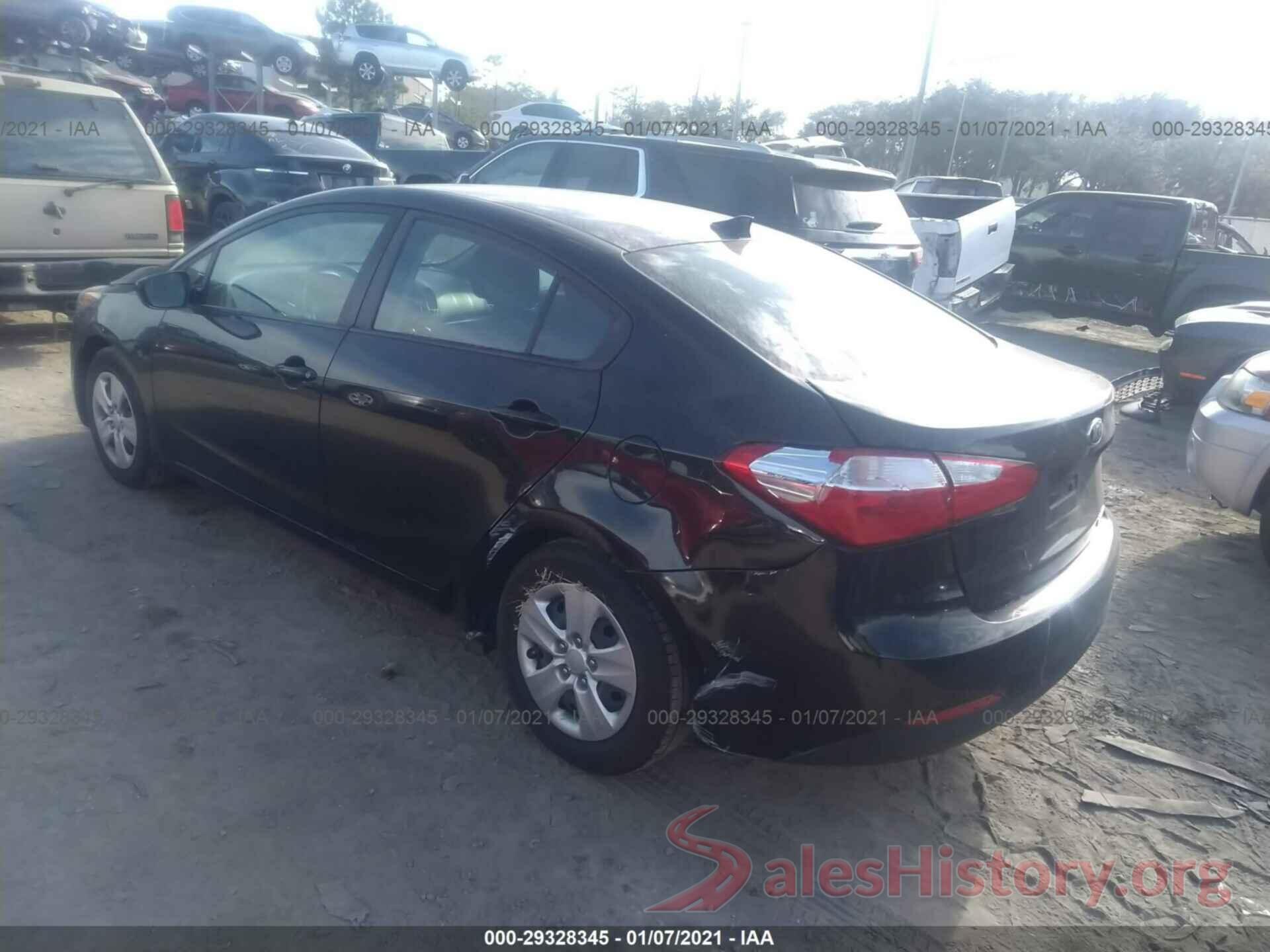 KNAFK4A66G5595784 2016 KIA FORTE