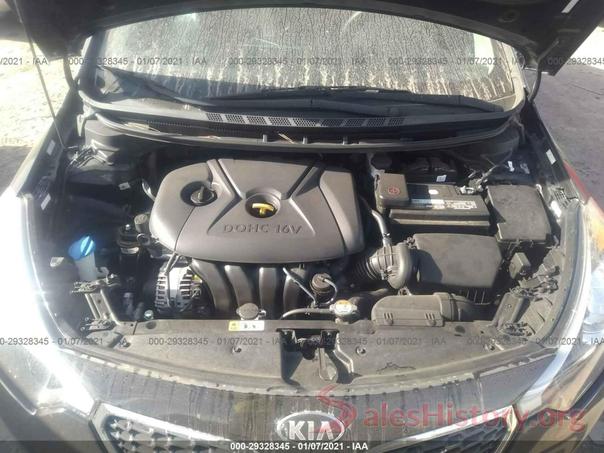 KNAFK4A66G5595784 2016 KIA FORTE