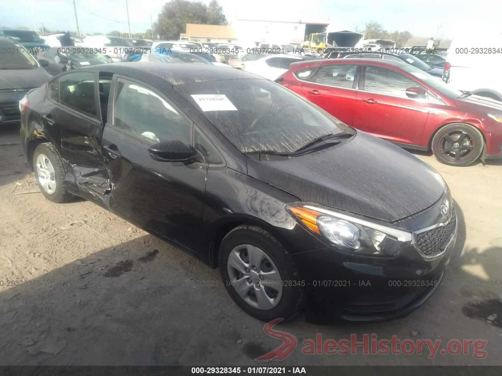 KNAFK4A66G5595784 2016 KIA FORTE