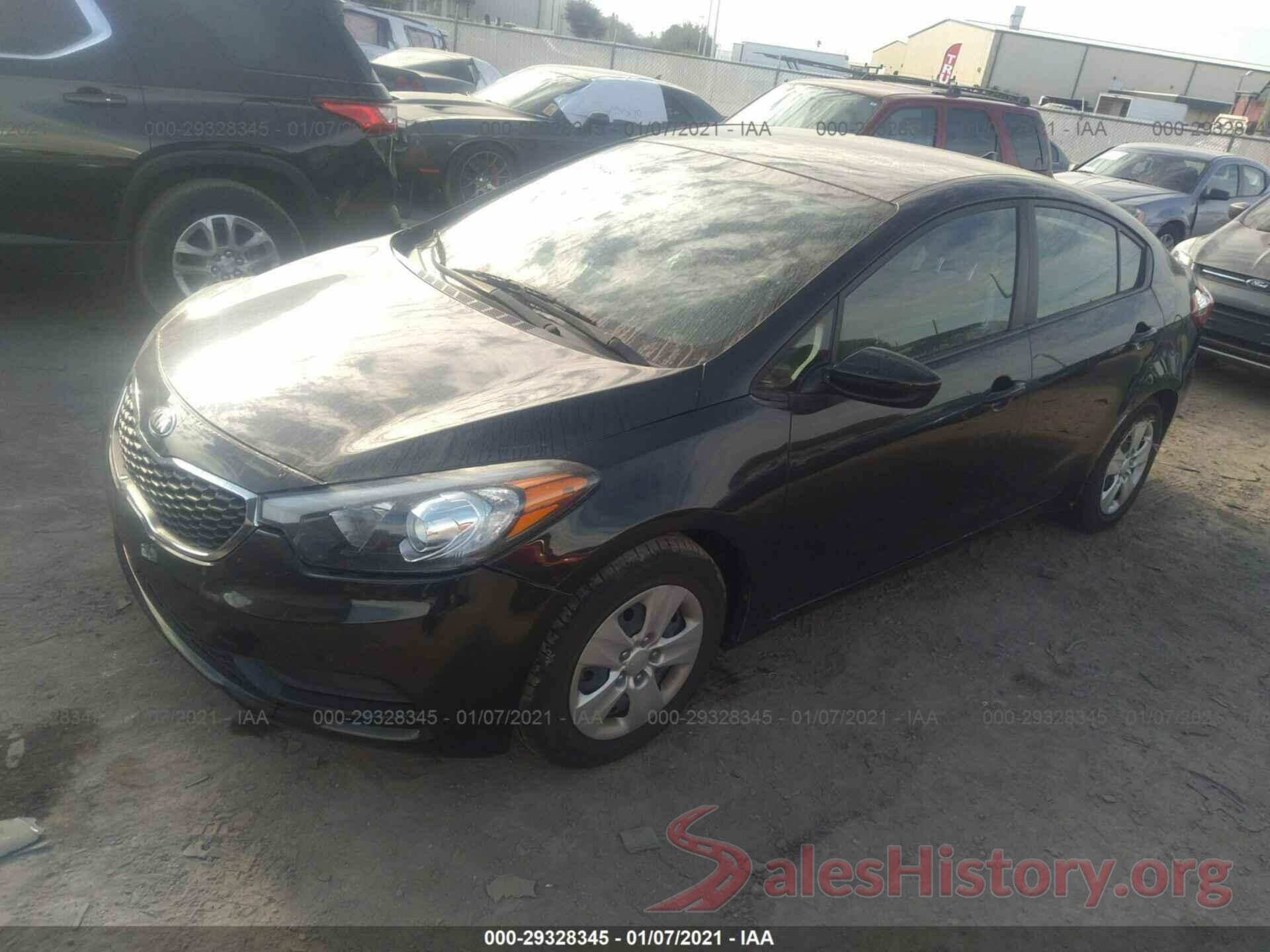 KNAFK4A66G5595784 2016 KIA FORTE