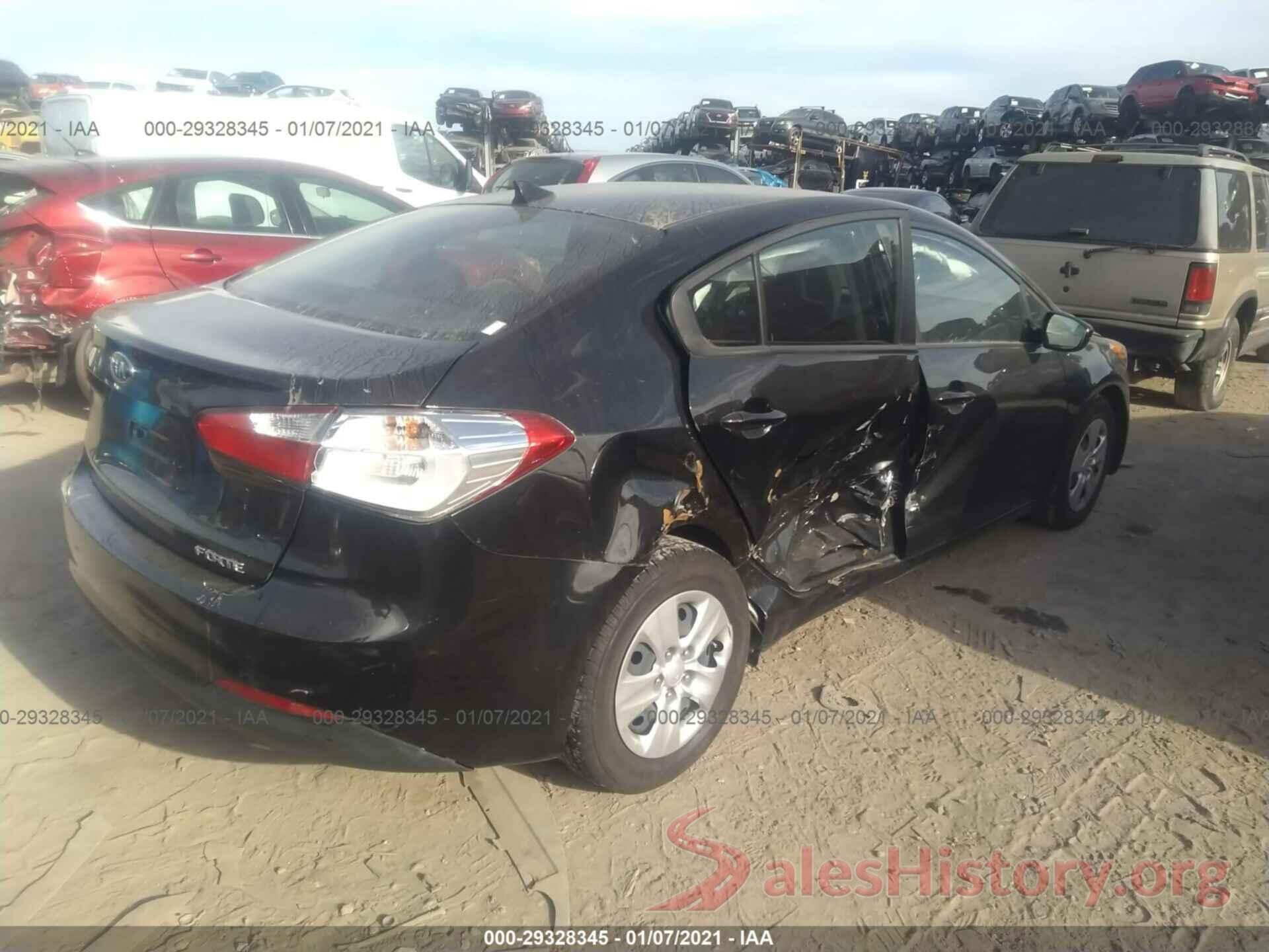 KNAFK4A66G5595784 2016 KIA FORTE