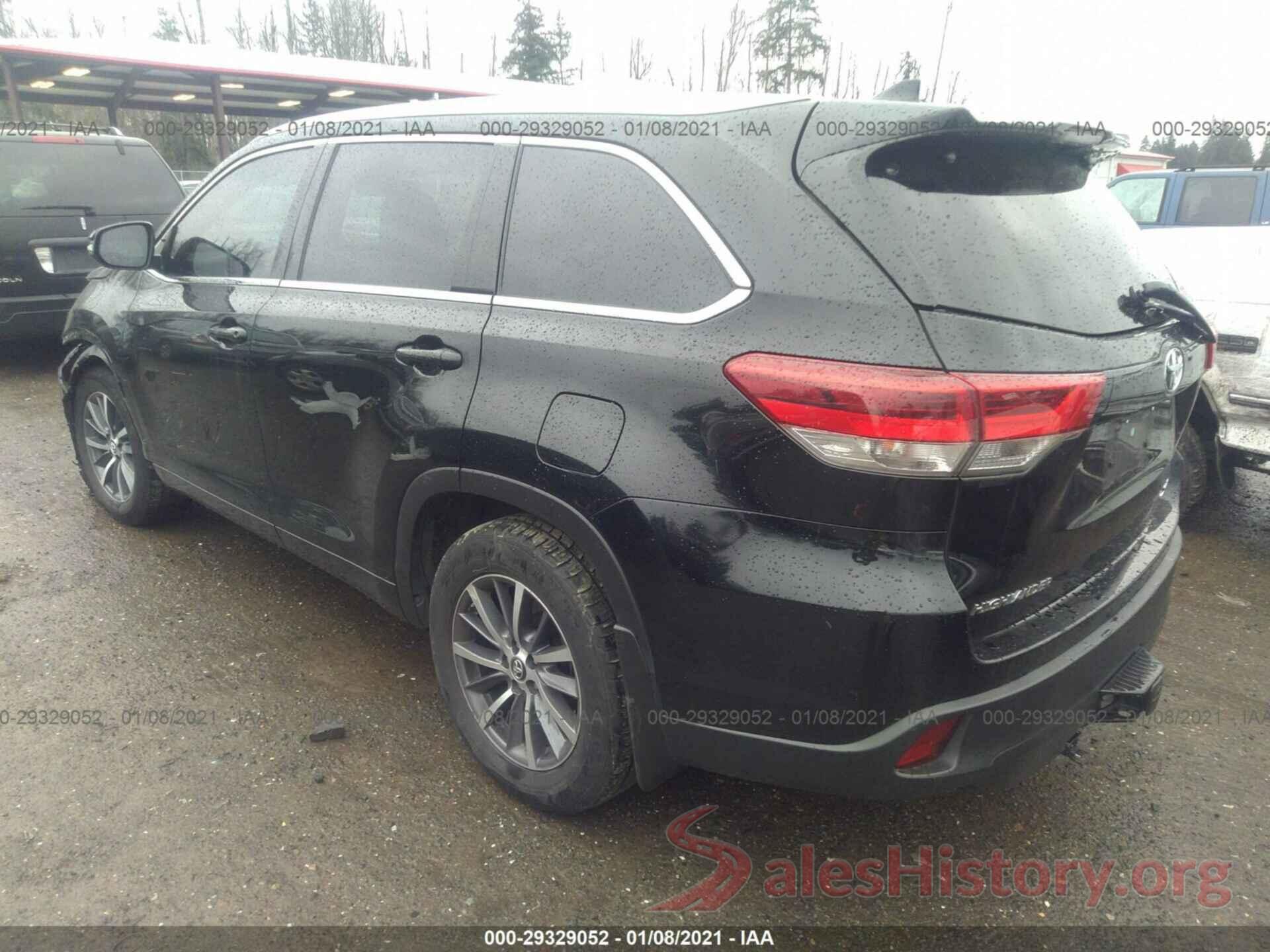 5TDJZRFH6HS435707 2017 TOYOTA HIGHLANDER