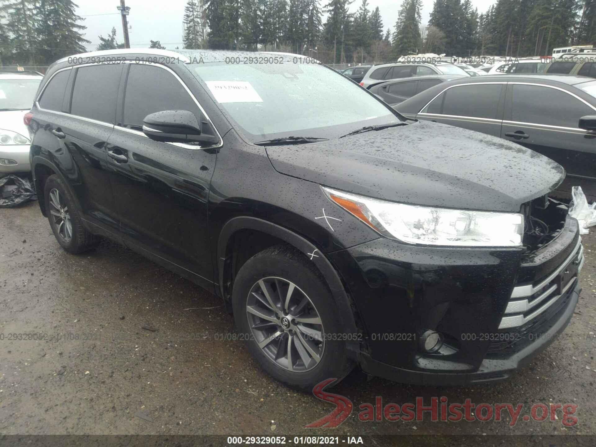 5TDJZRFH6HS435707 2017 TOYOTA HIGHLANDER