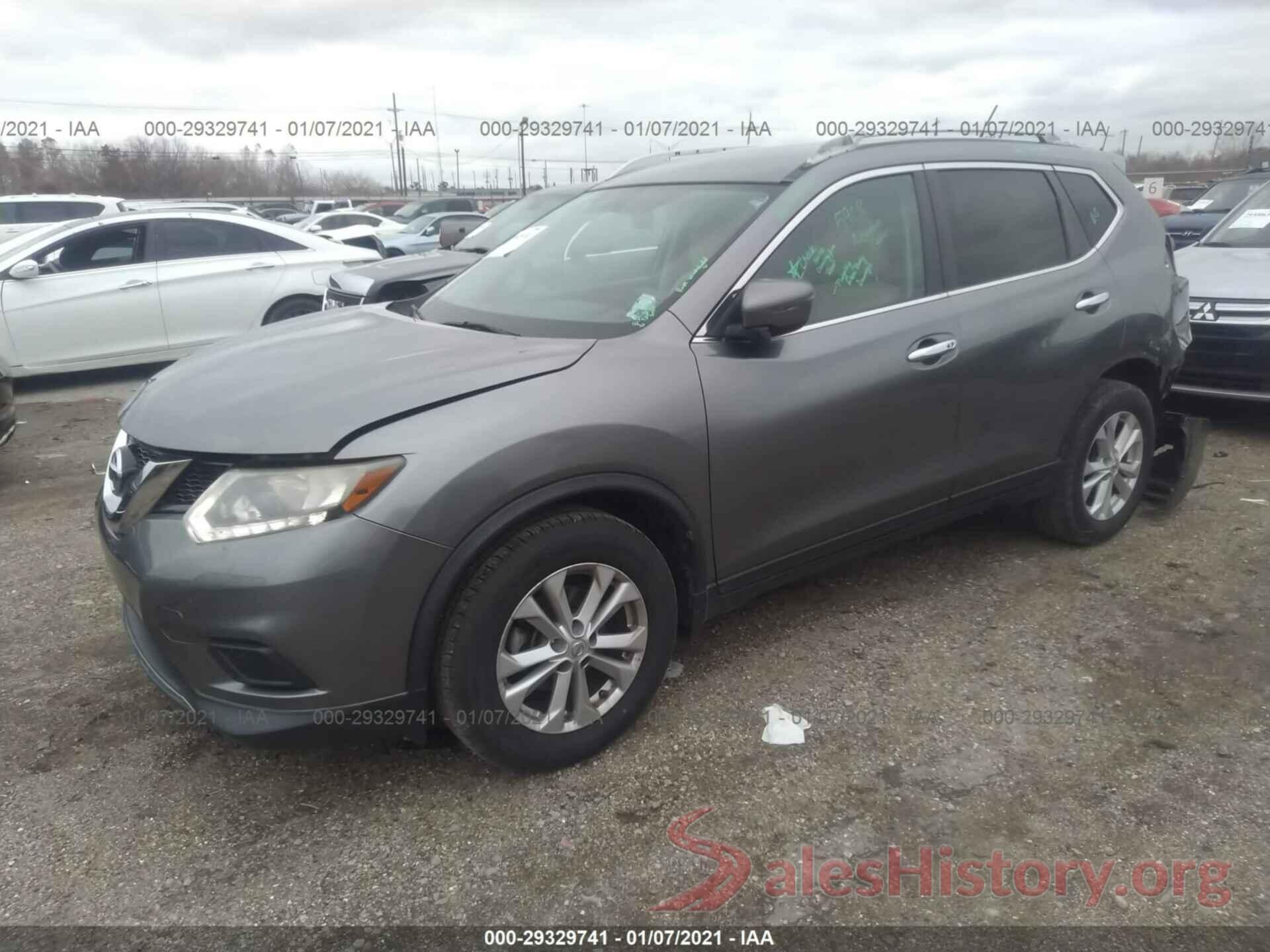 KNMAT2MT4GP598106 2016 NISSAN ROGUE