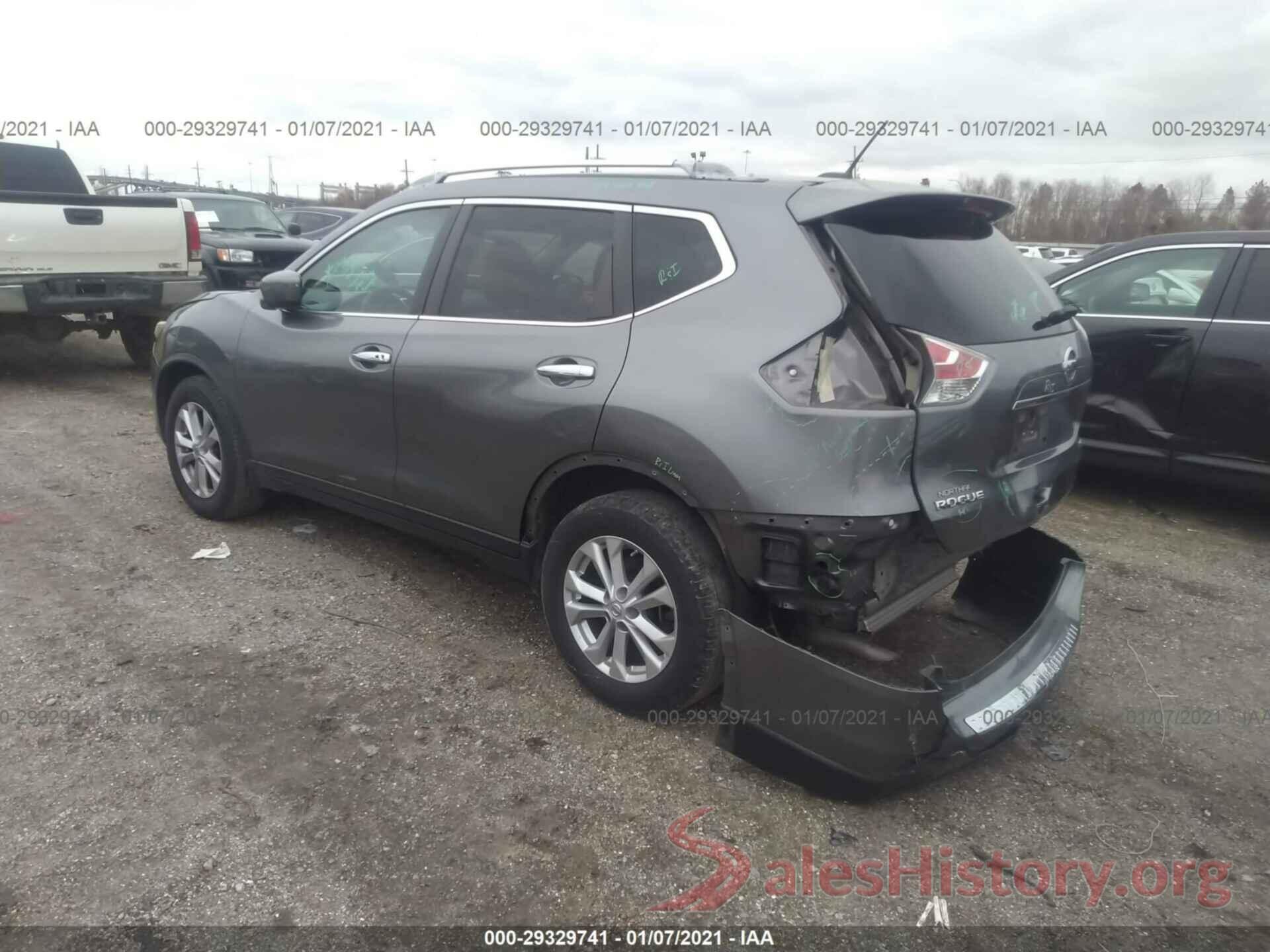 KNMAT2MT4GP598106 2016 NISSAN ROGUE