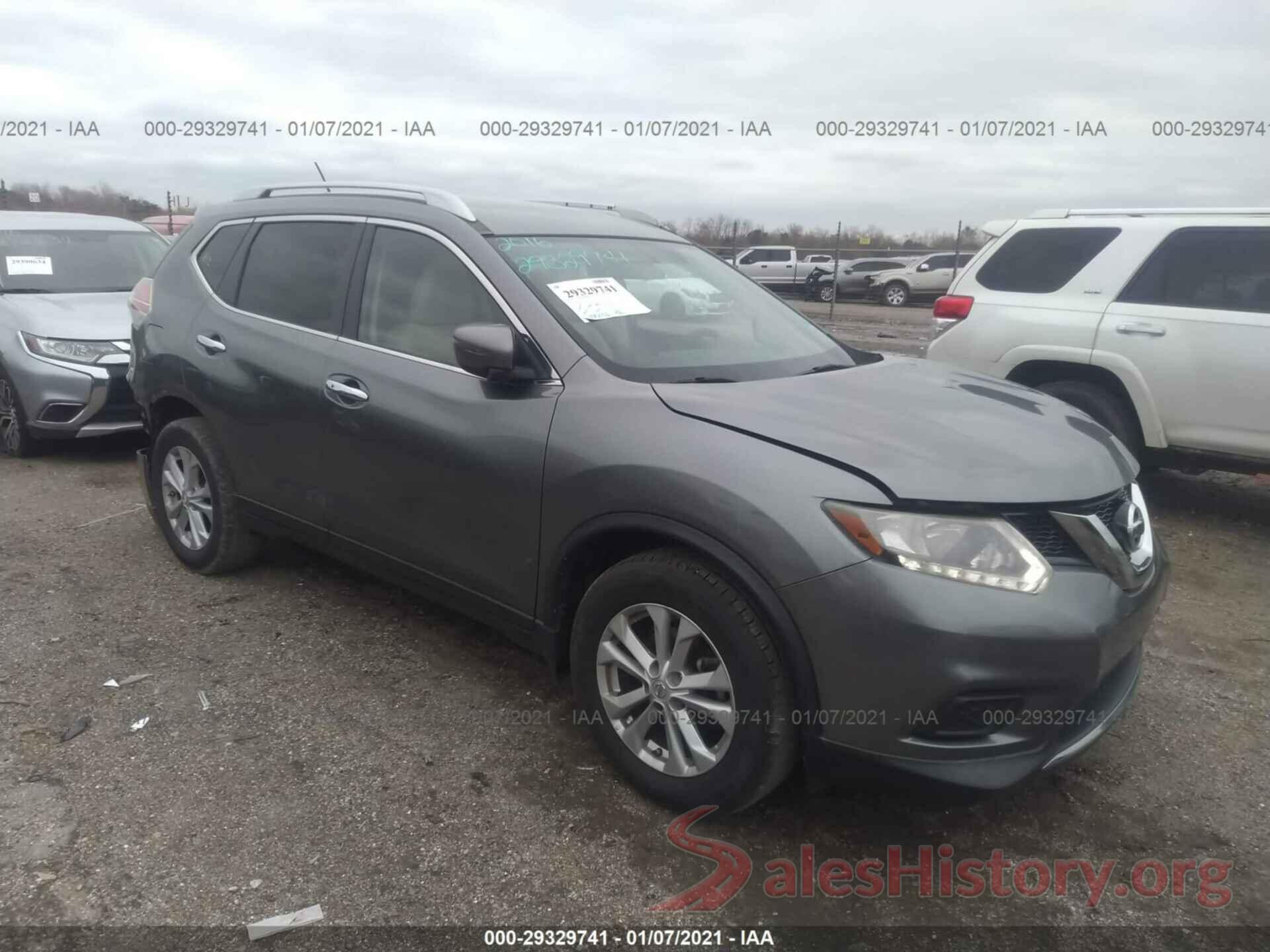 KNMAT2MT4GP598106 2016 NISSAN ROGUE