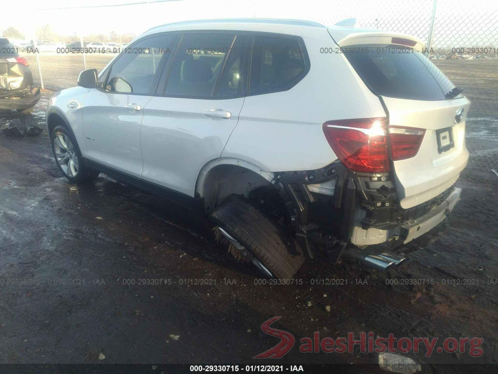 5UXWX9C53G0D67620 2016 BMW X3