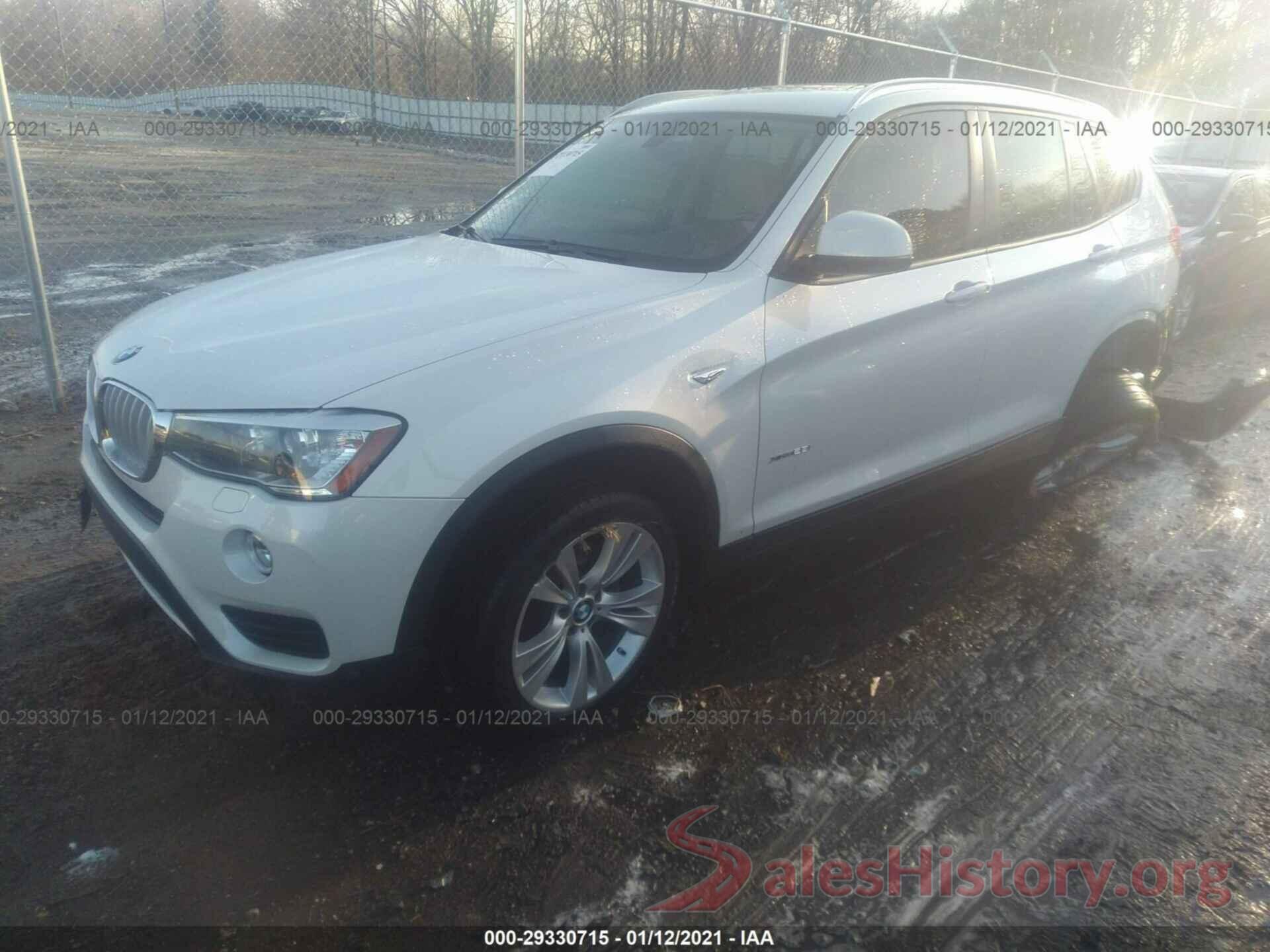 5UXWX9C53G0D67620 2016 BMW X3