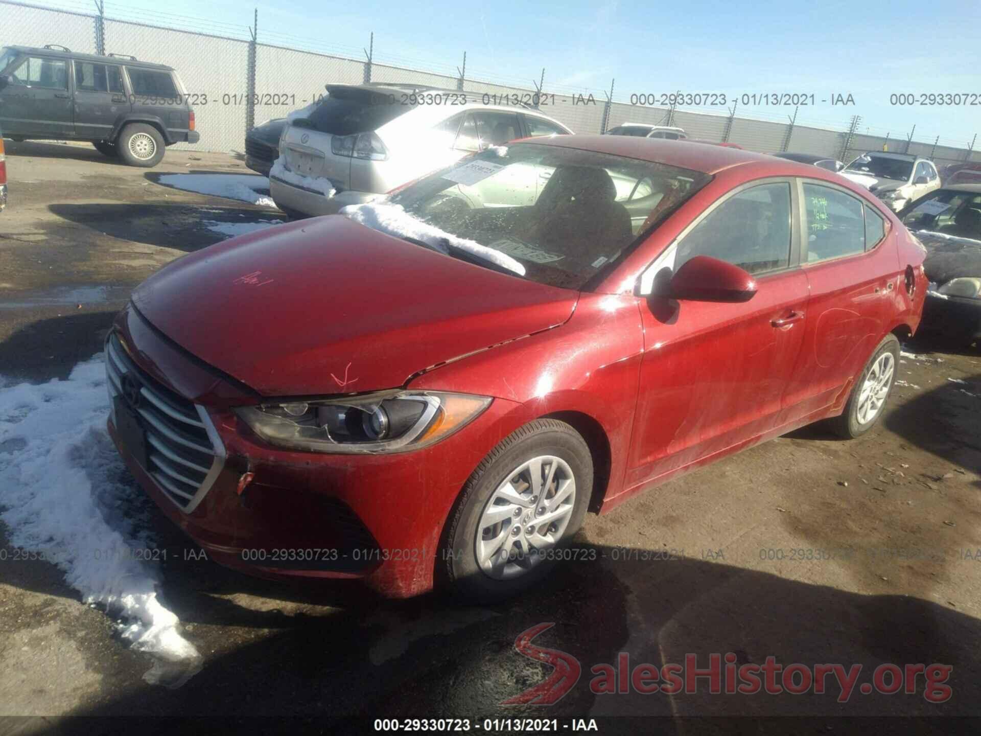 KMHD74LF6HU103704 2017 HYUNDAI ELANTRA