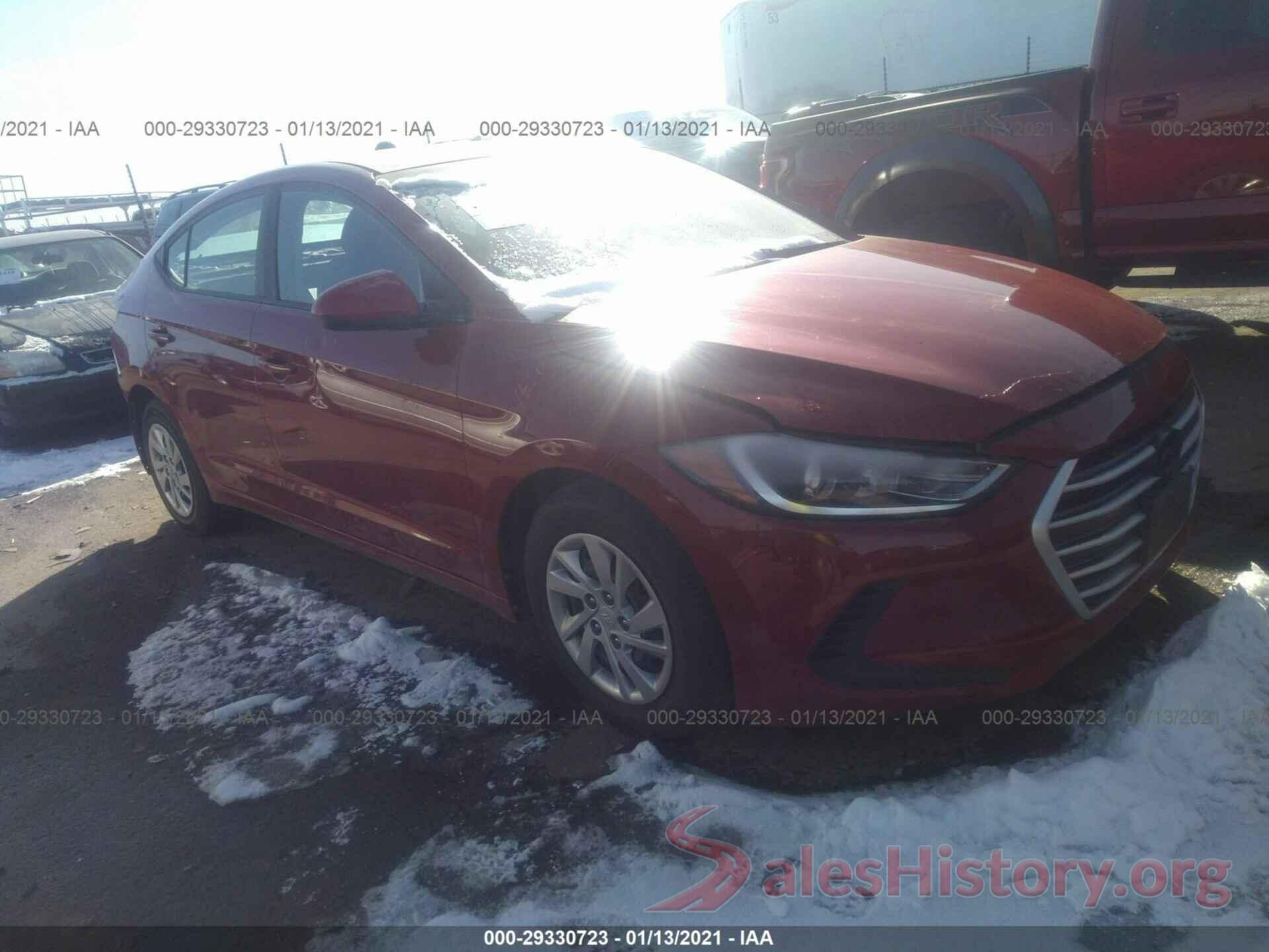 KMHD74LF6HU103704 2017 HYUNDAI ELANTRA