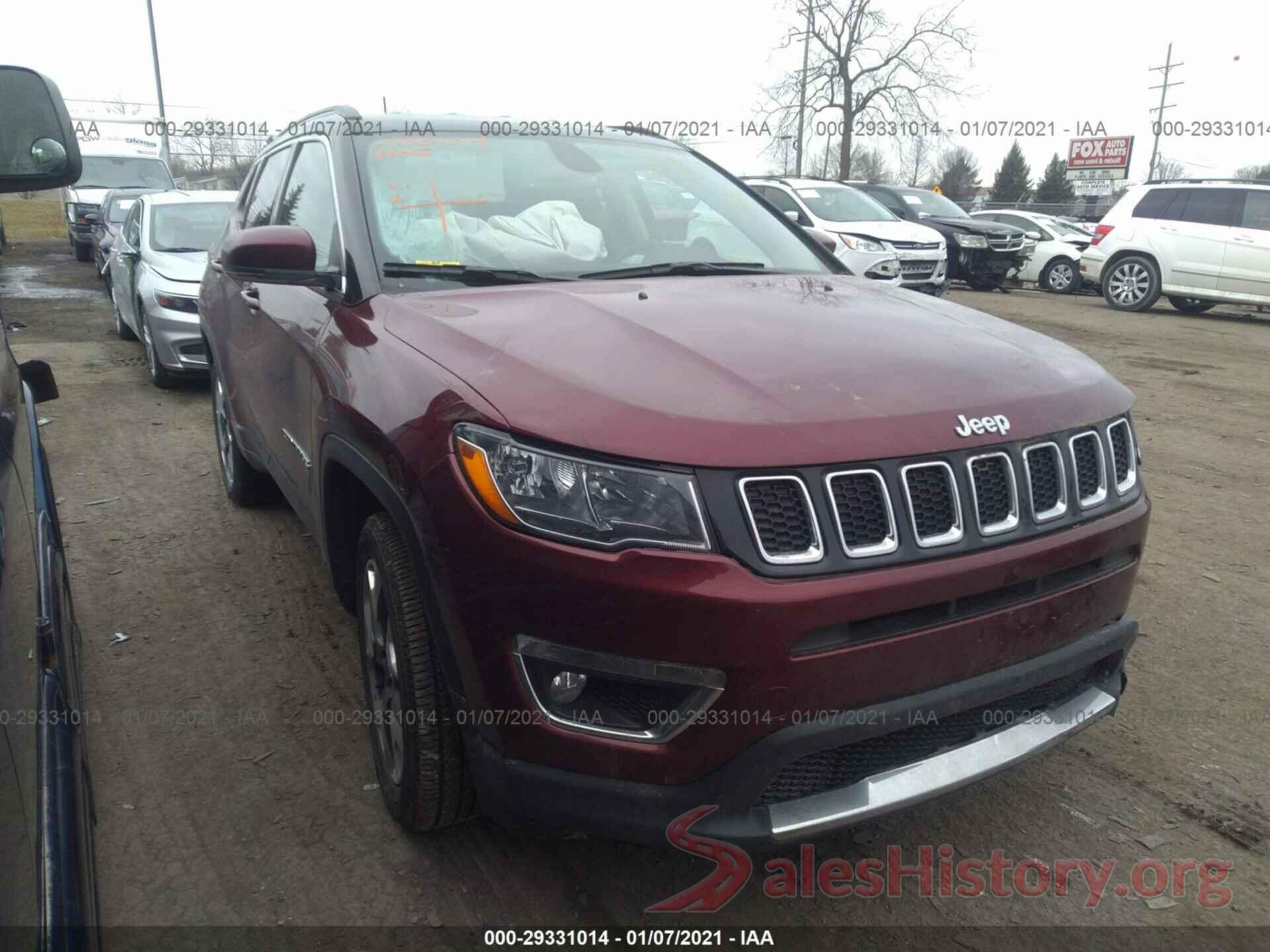 3C4NJDCB2LT167488 2020 JEEP COMPASS