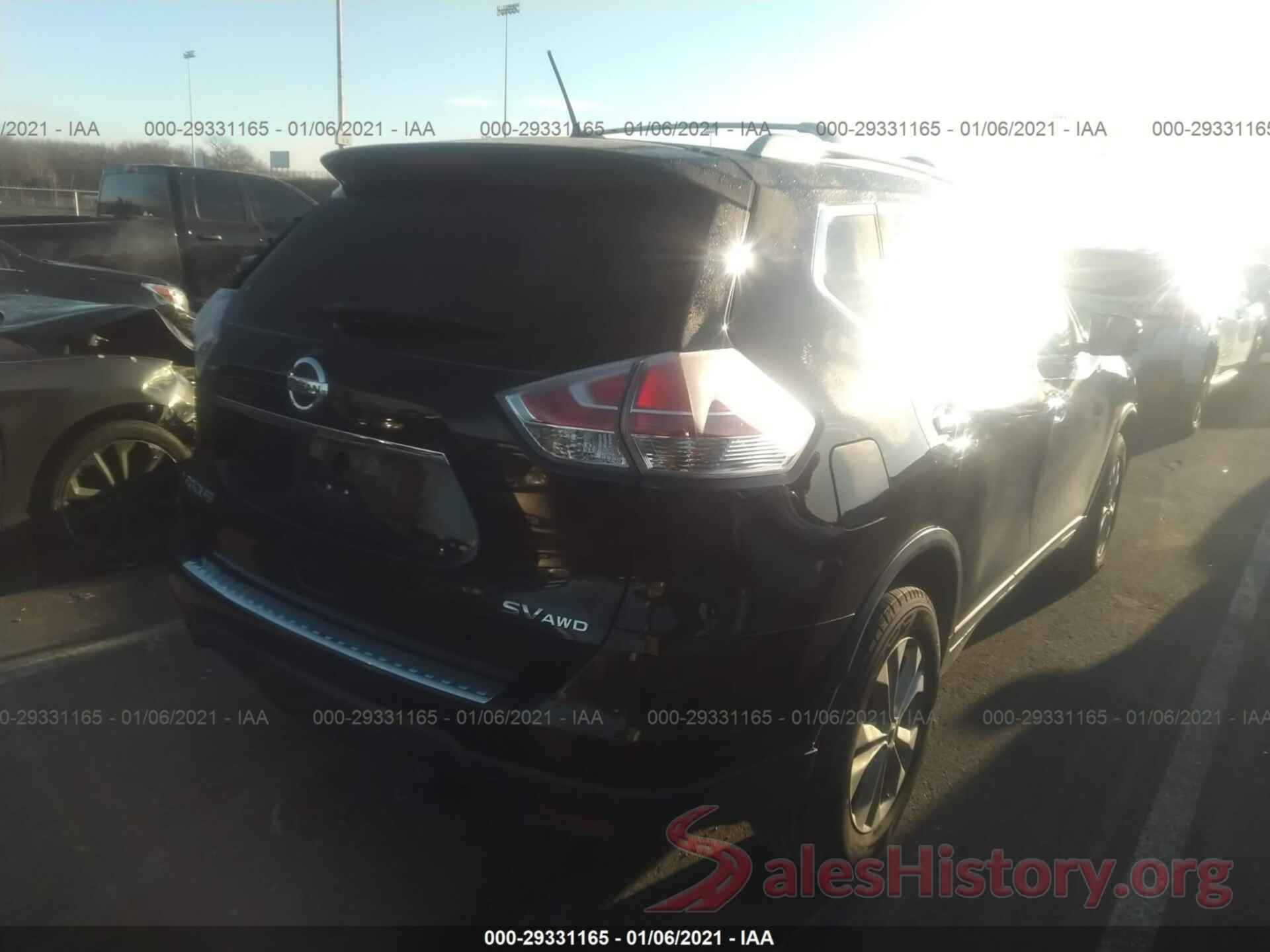 KNMAT2MV4GP693752 2016 NISSAN ROGUE