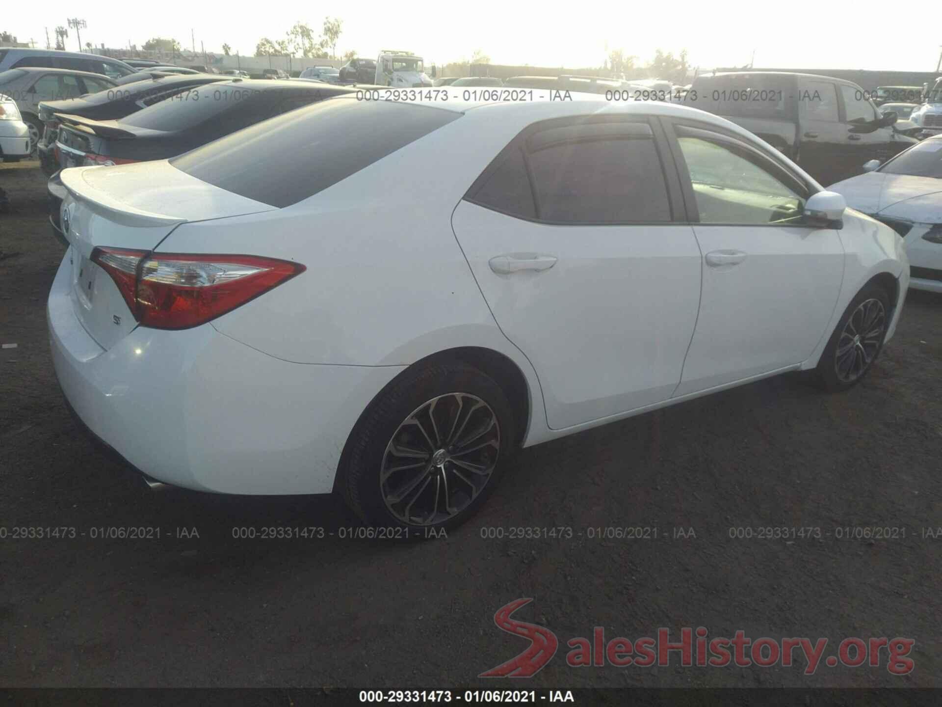 5YFBURHE1GP484794 2016 TOYOTA COROLLA