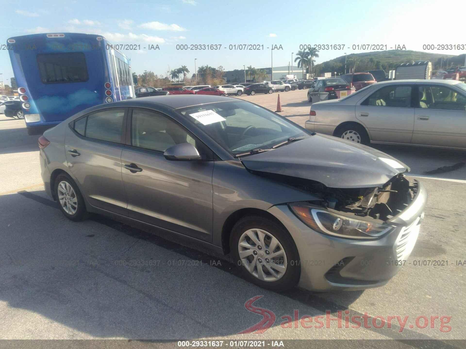 KMHD74LF5HU113883 2017 HYUNDAI ELANTRA