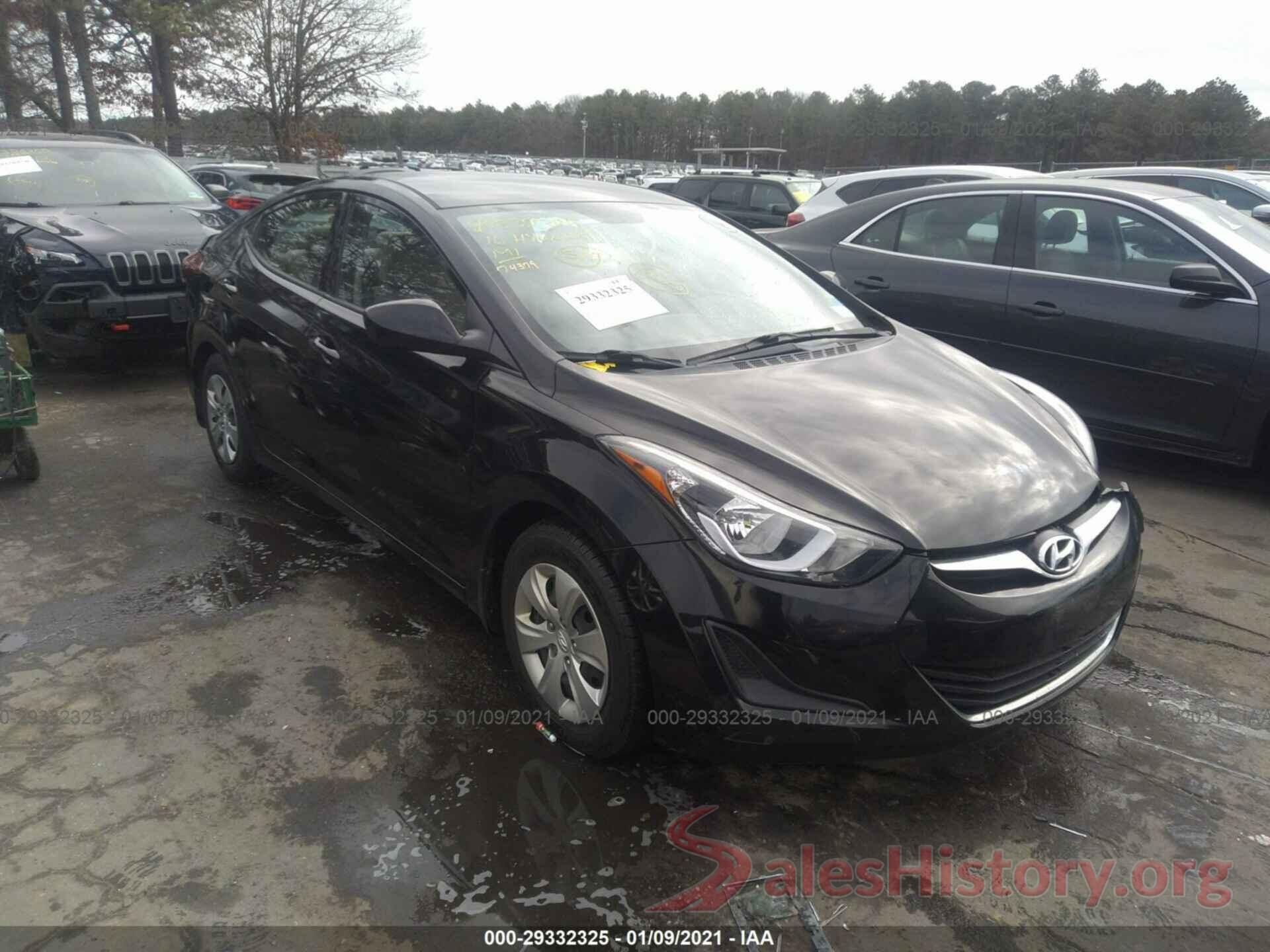 KMHDH4AE1GU544016 2016 HYUNDAI ELANTRA