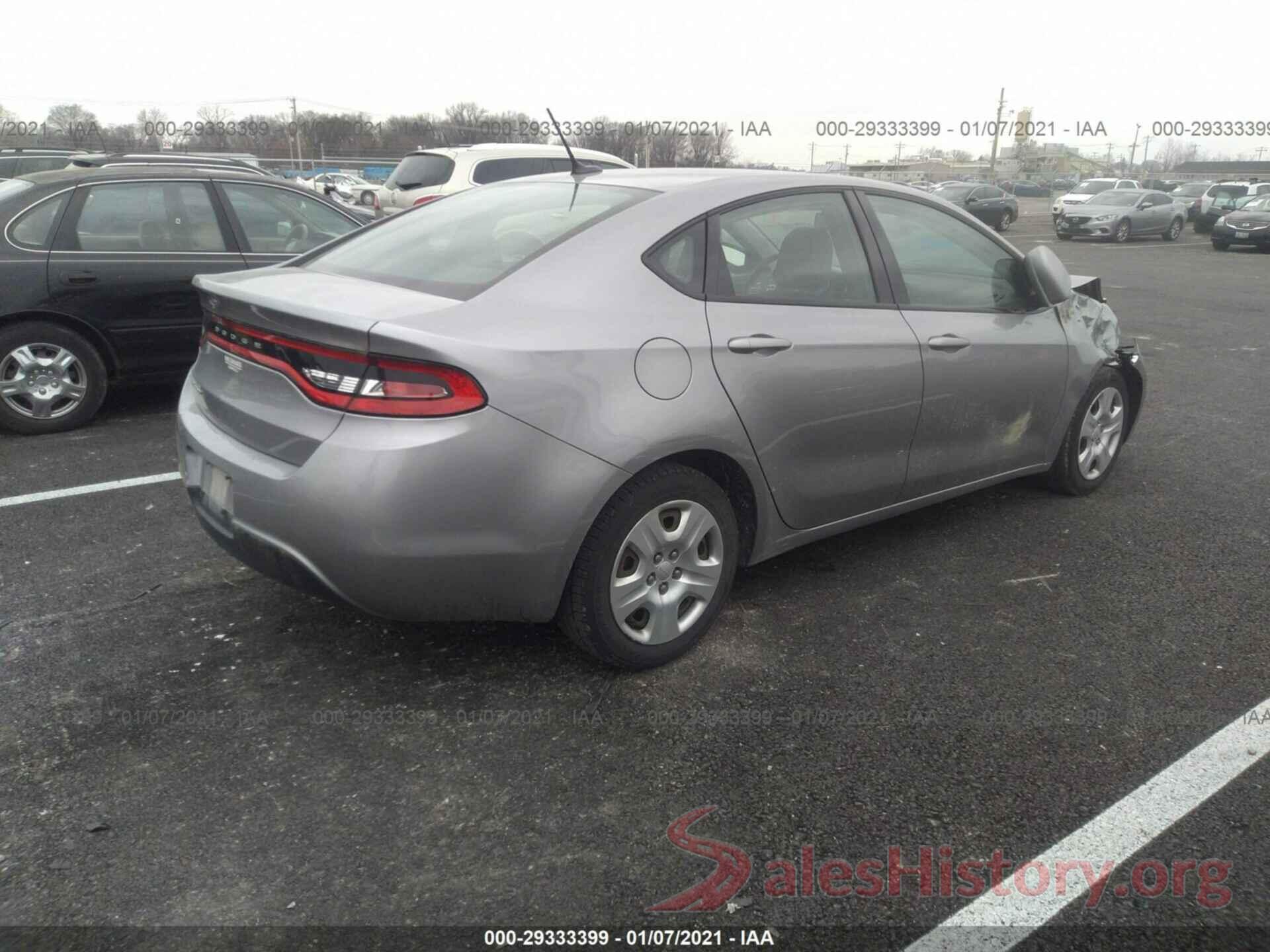 1C3CDFAA6GD623822 2016 DODGE DART