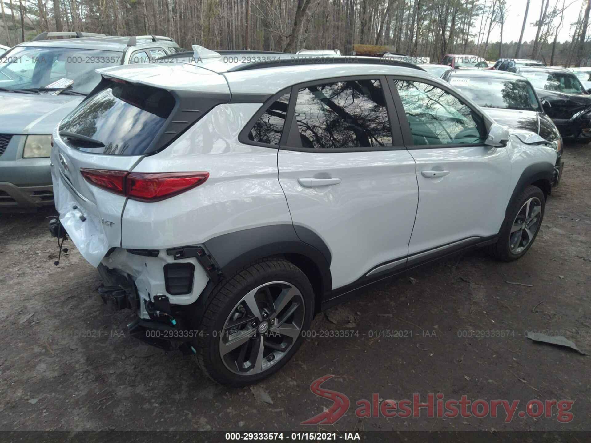 KM8K33A58MU617183 2021 HYUNDAI KONA