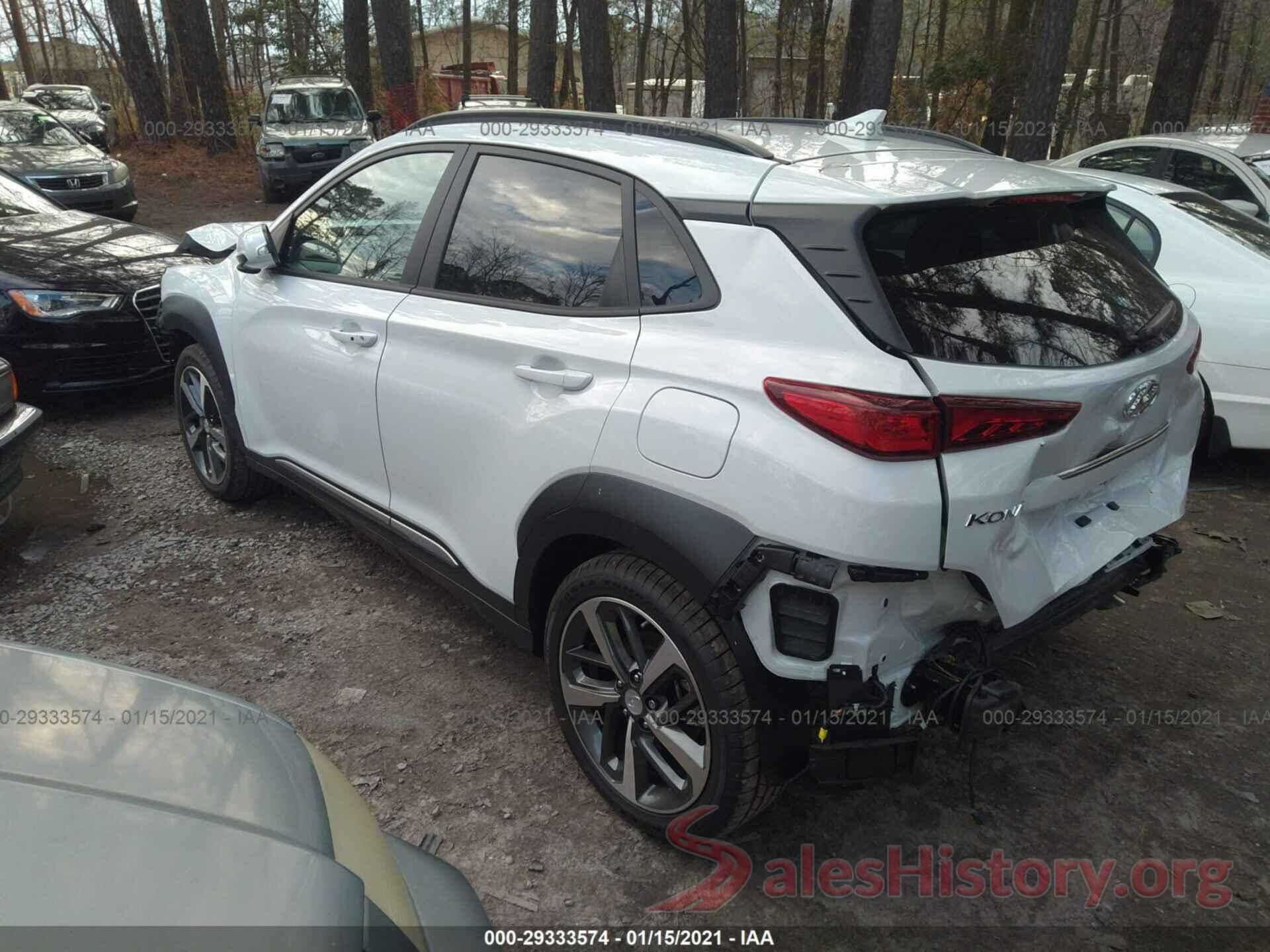 KM8K33A58MU617183 2021 HYUNDAI KONA